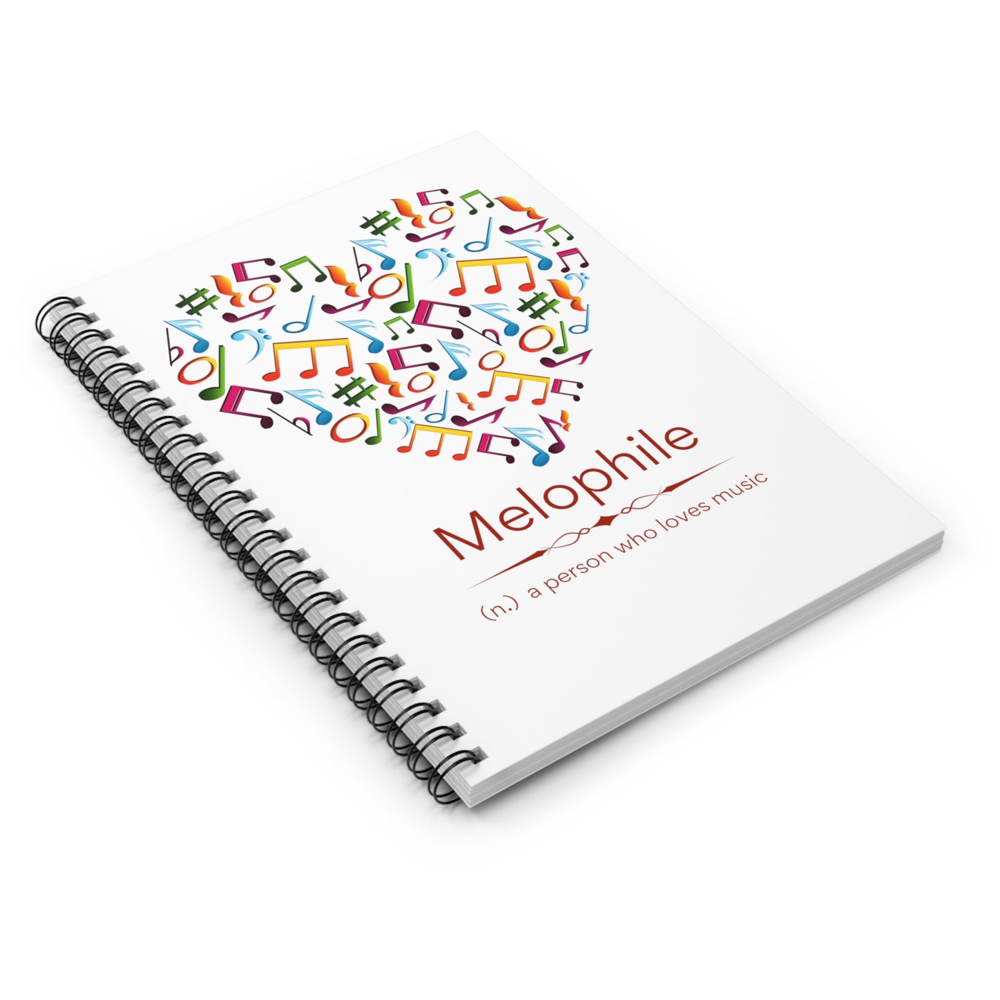 Melophile Spiral Notebook - Ruled Line