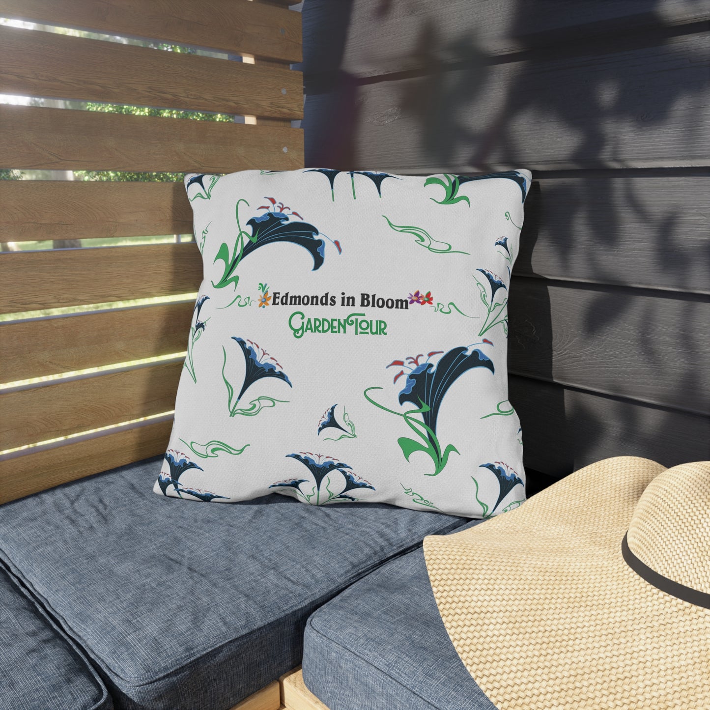 Edmonds in Bloom Garden Tour Outdoor Pillows (Pattern)