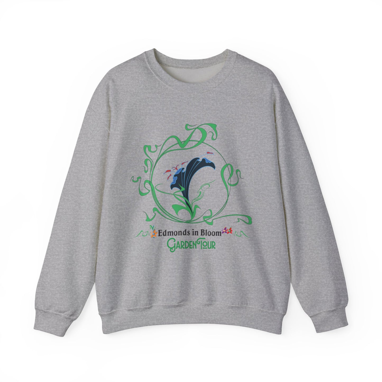 Edmonds in Bloom Garden Tour Unisex Heavy Blend™ Crewneck Sweatshirt