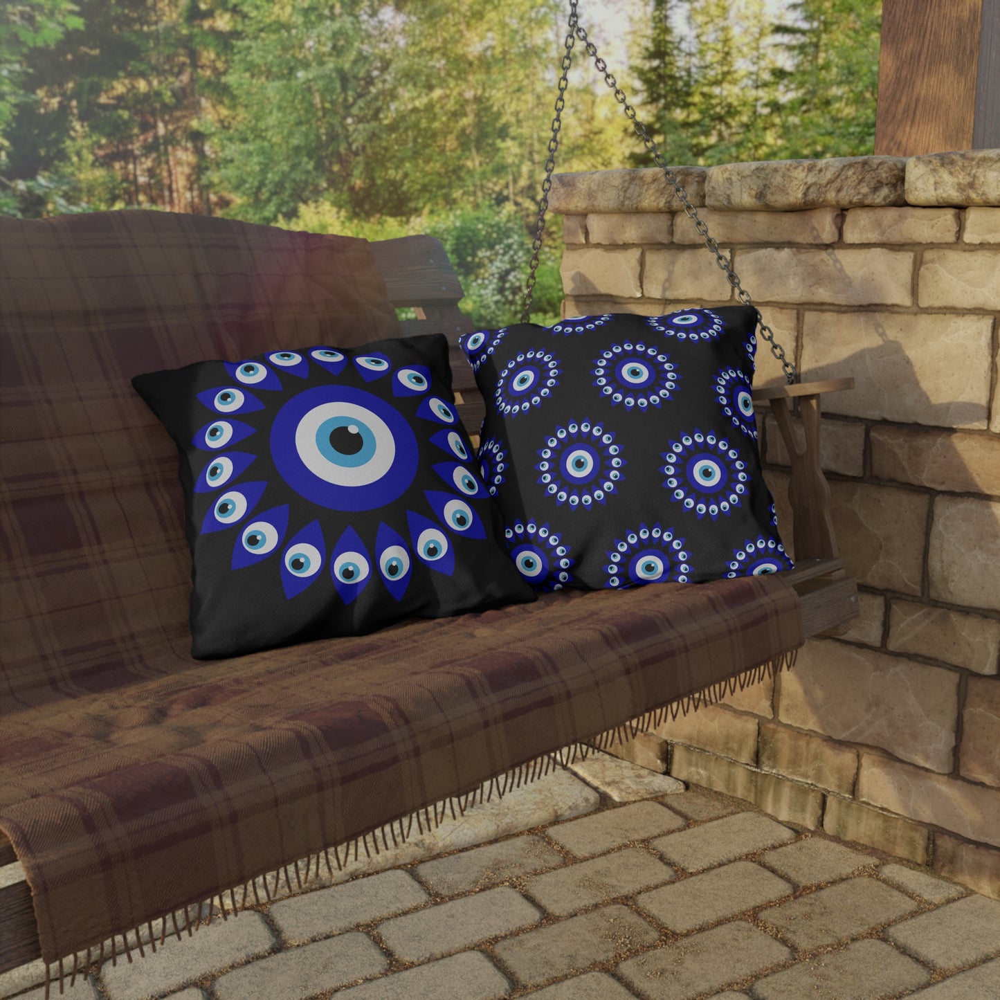 Evil Eye Outdoor Pillows