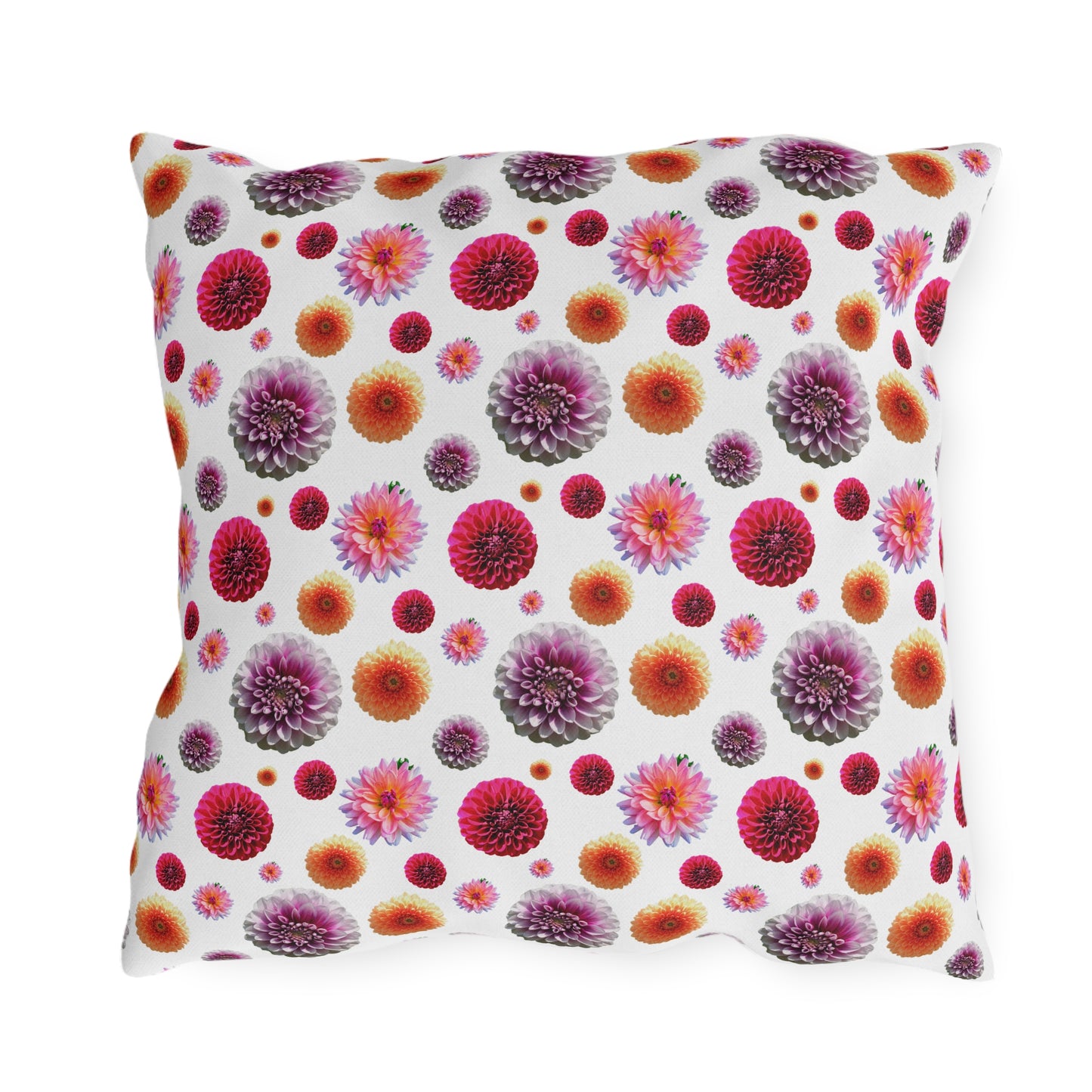 Dahlia Mix Outdoor Pillows