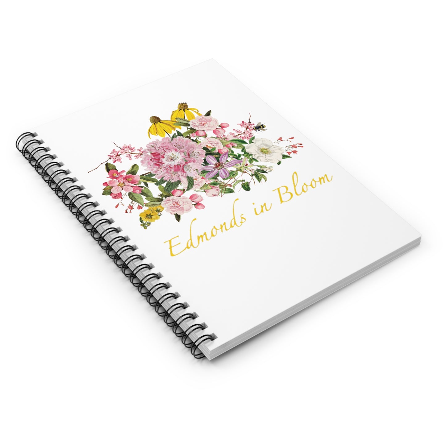 Edmonds in Bloom Spiral Notebook - Ruled Line