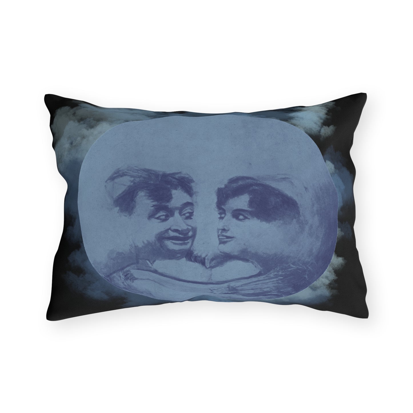 Lover's Blue Moon Outdoor Pillows