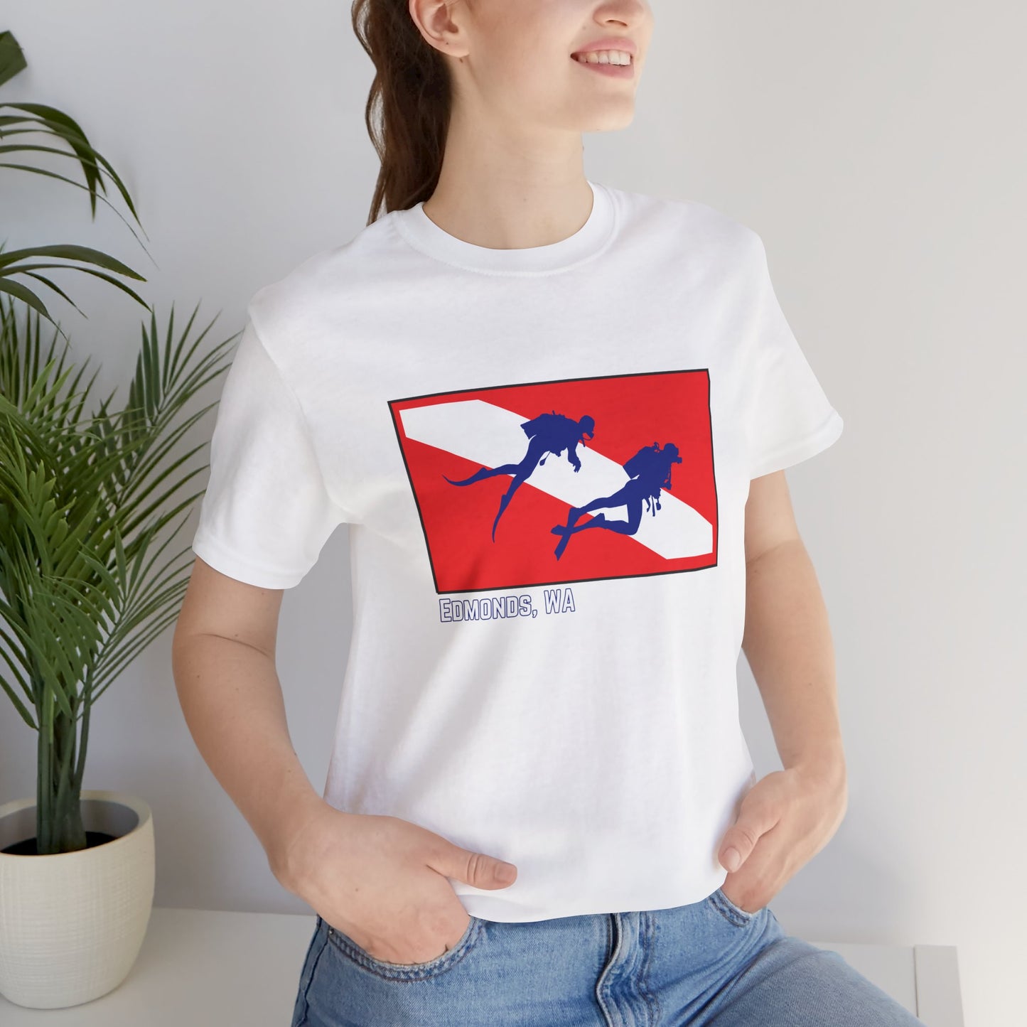 Edmonds Scuba Dive Flag T-shirt