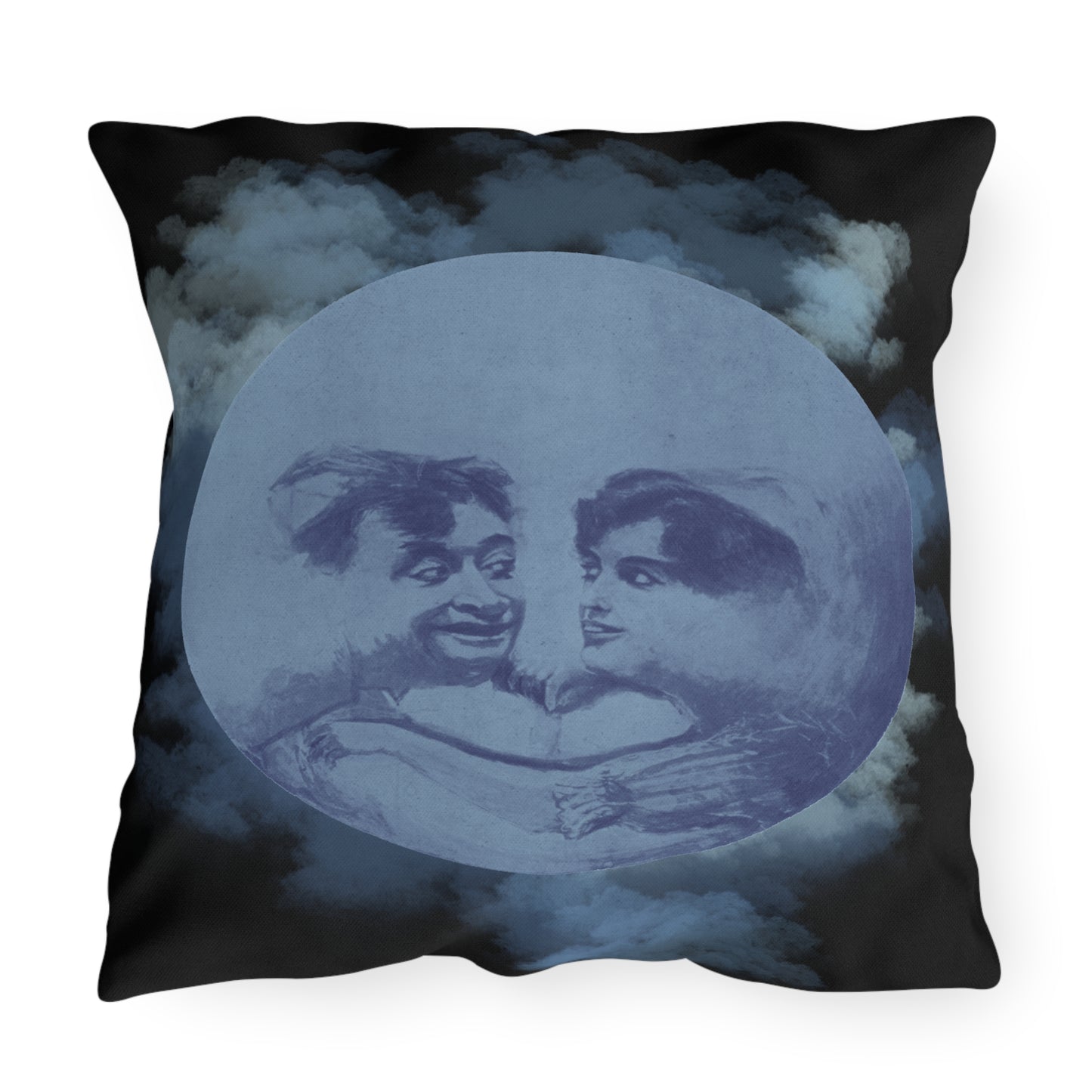 Lover's Blue Moon Outdoor Pillows