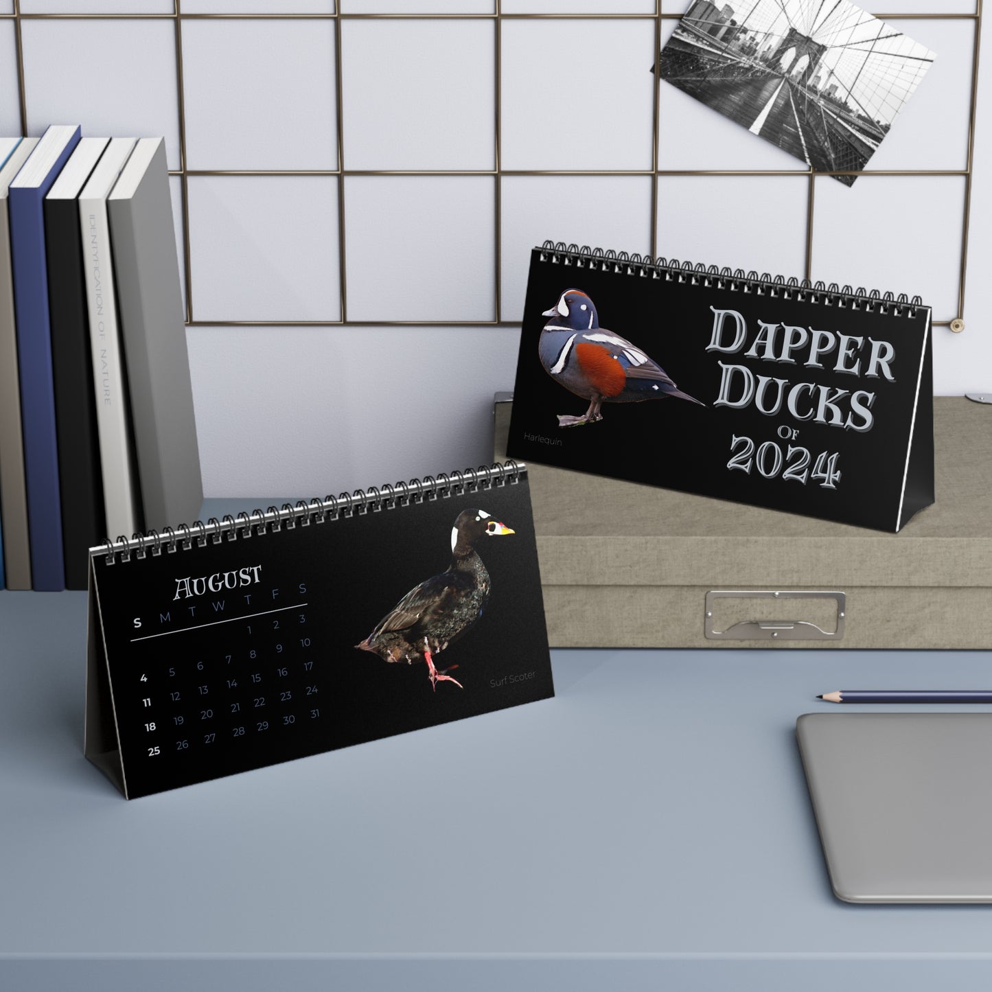 Dapper Ducks of 2024 Desktop Calendar