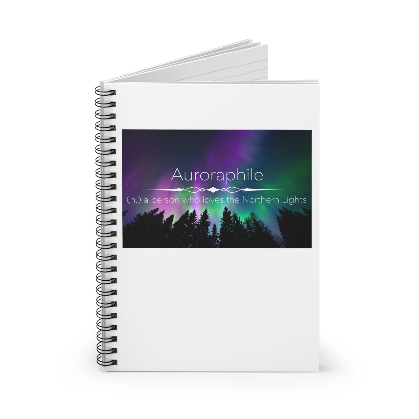 Auroraphile Spiral Notebook - Ruled Line