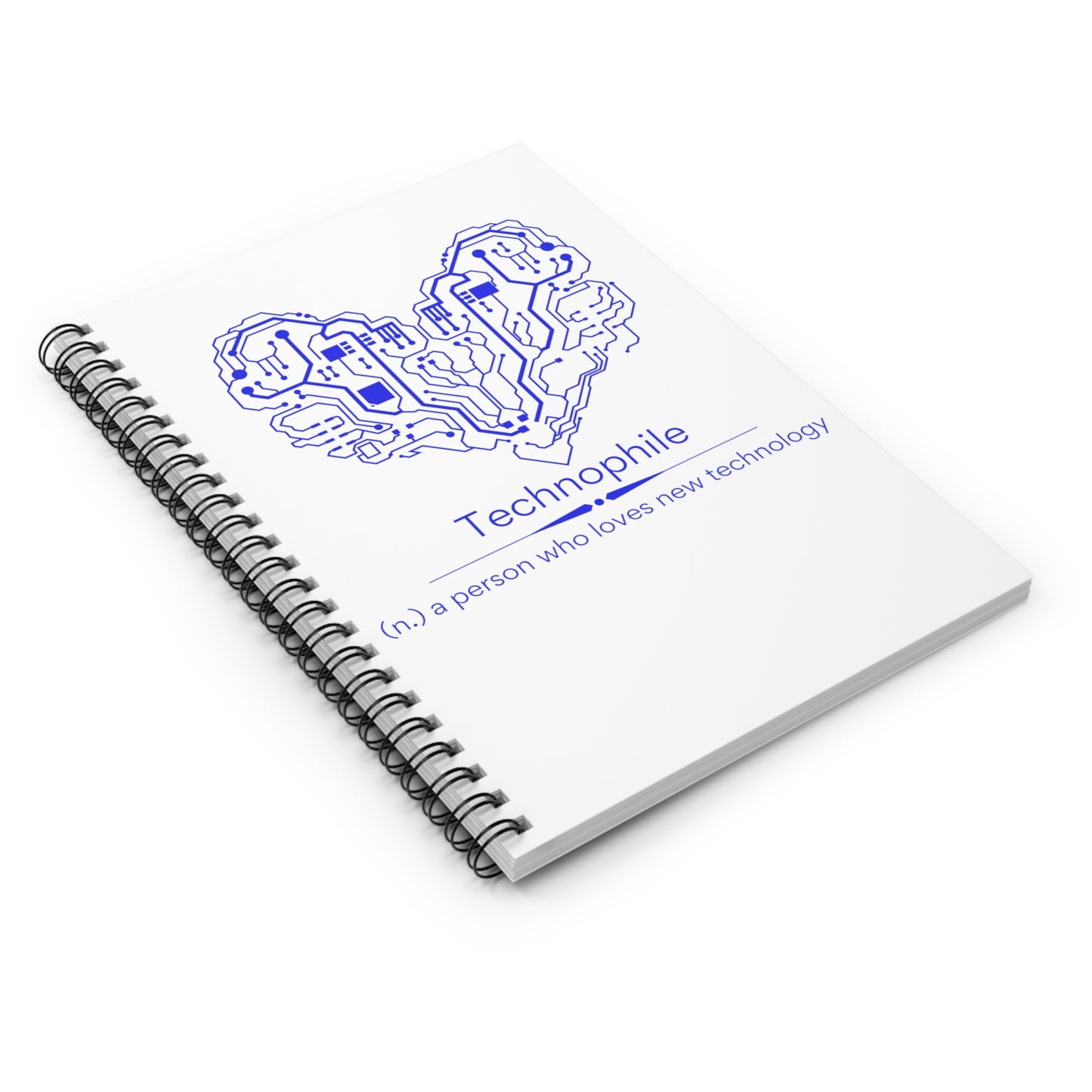 Technophile Spiral Notebook - Ruled Line