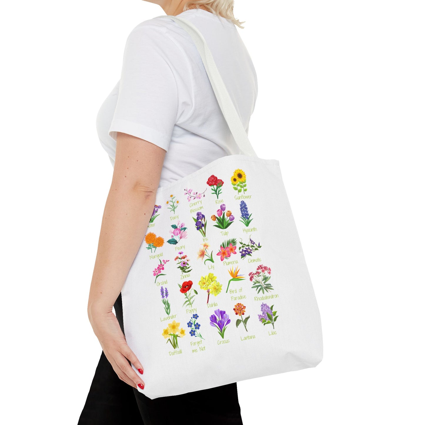 Favorite Flowers Tote Bag