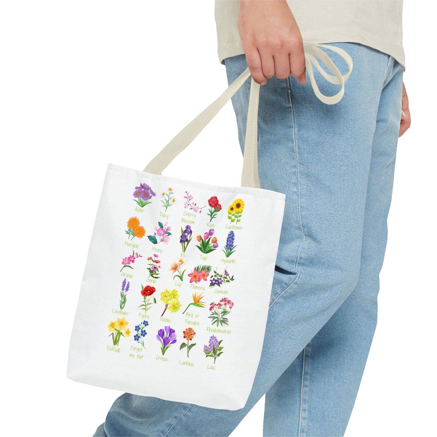 Favorite Flowers Tote Bag