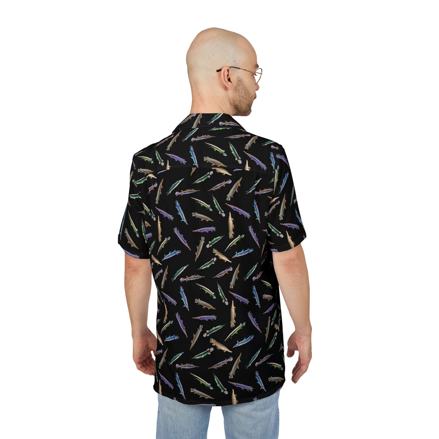 Glorious Gars Hawaiian Button-Down Shirt (AOP)