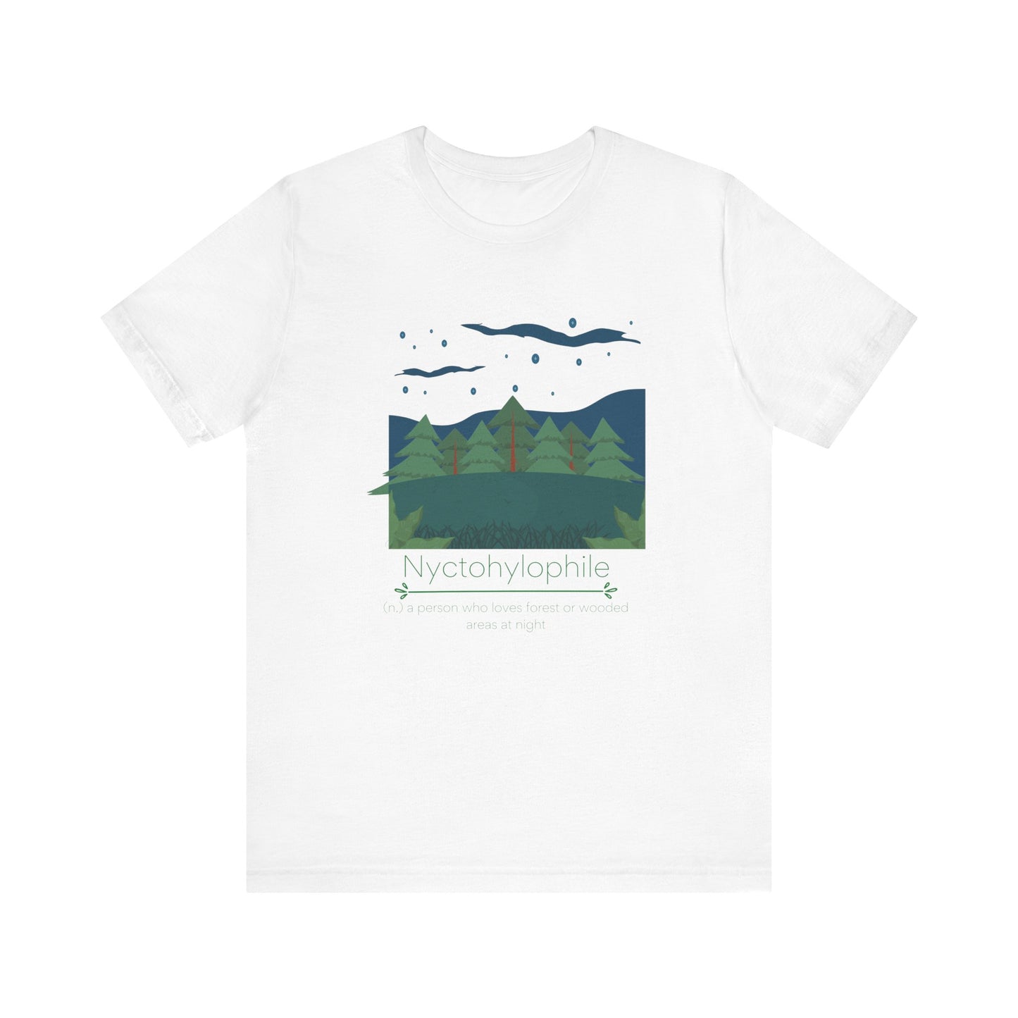 Nyctohylophile - night woods T-shirt
