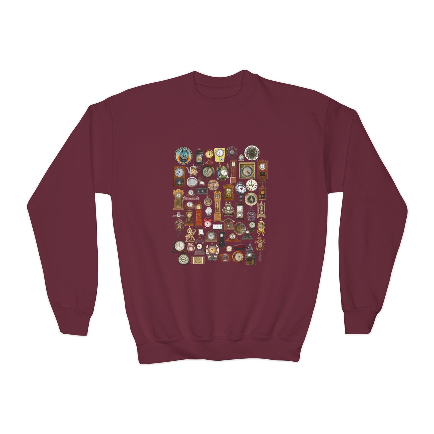 All the Clocks Youth Crewneck Sweatshirt