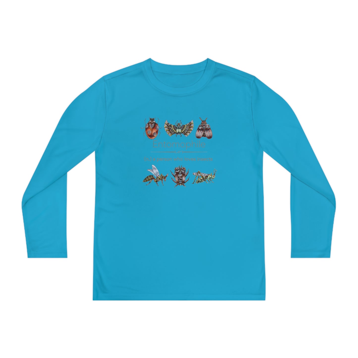 Entomophile II - Lover of Insects and Bugs Youth Long Sleeve Competitor Tee