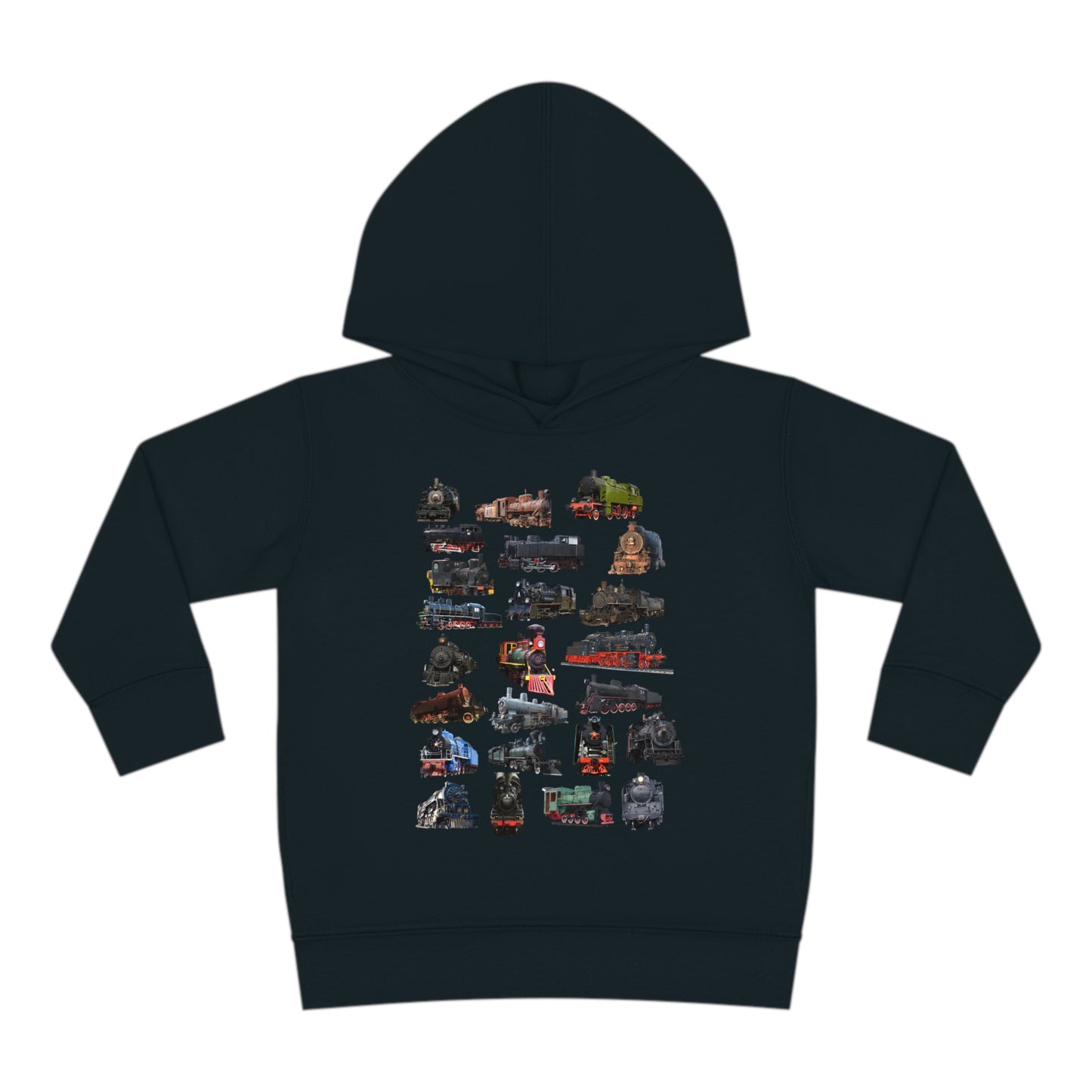 Locomotive Steam Engines Toddler Pullover Fleece Hoodie