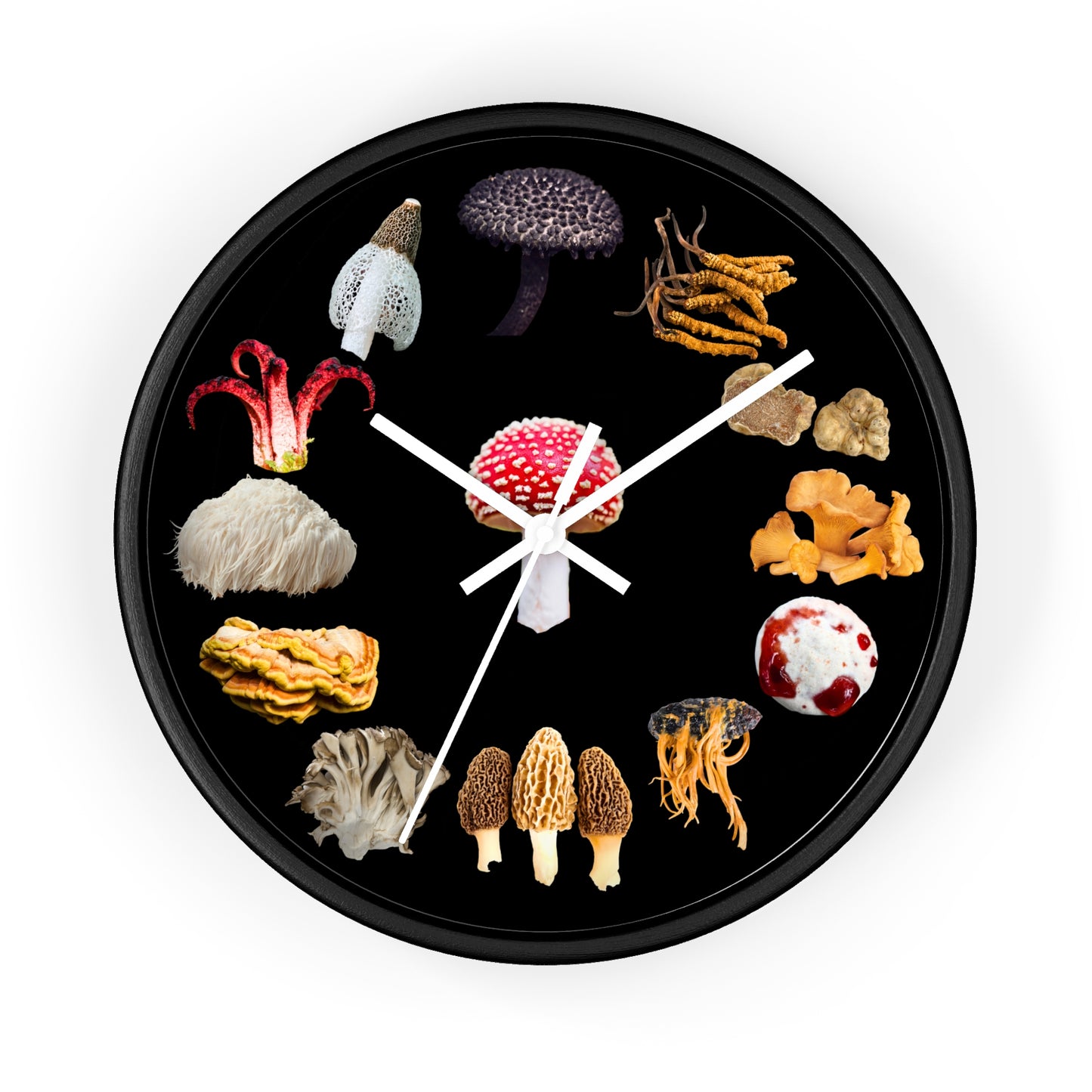 Mushroom Fungi Wall Clock