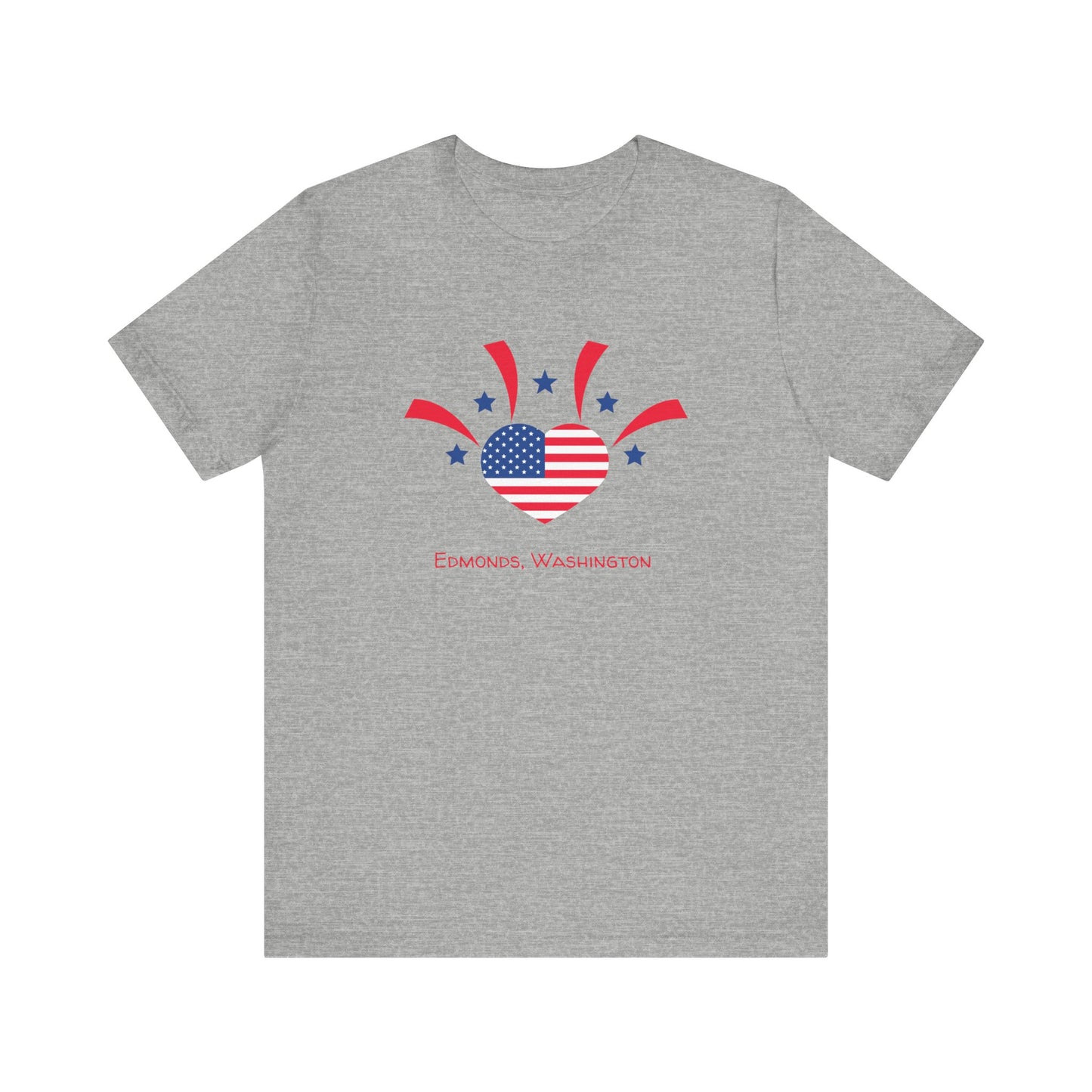 Edmonds USA Heart T-shirt