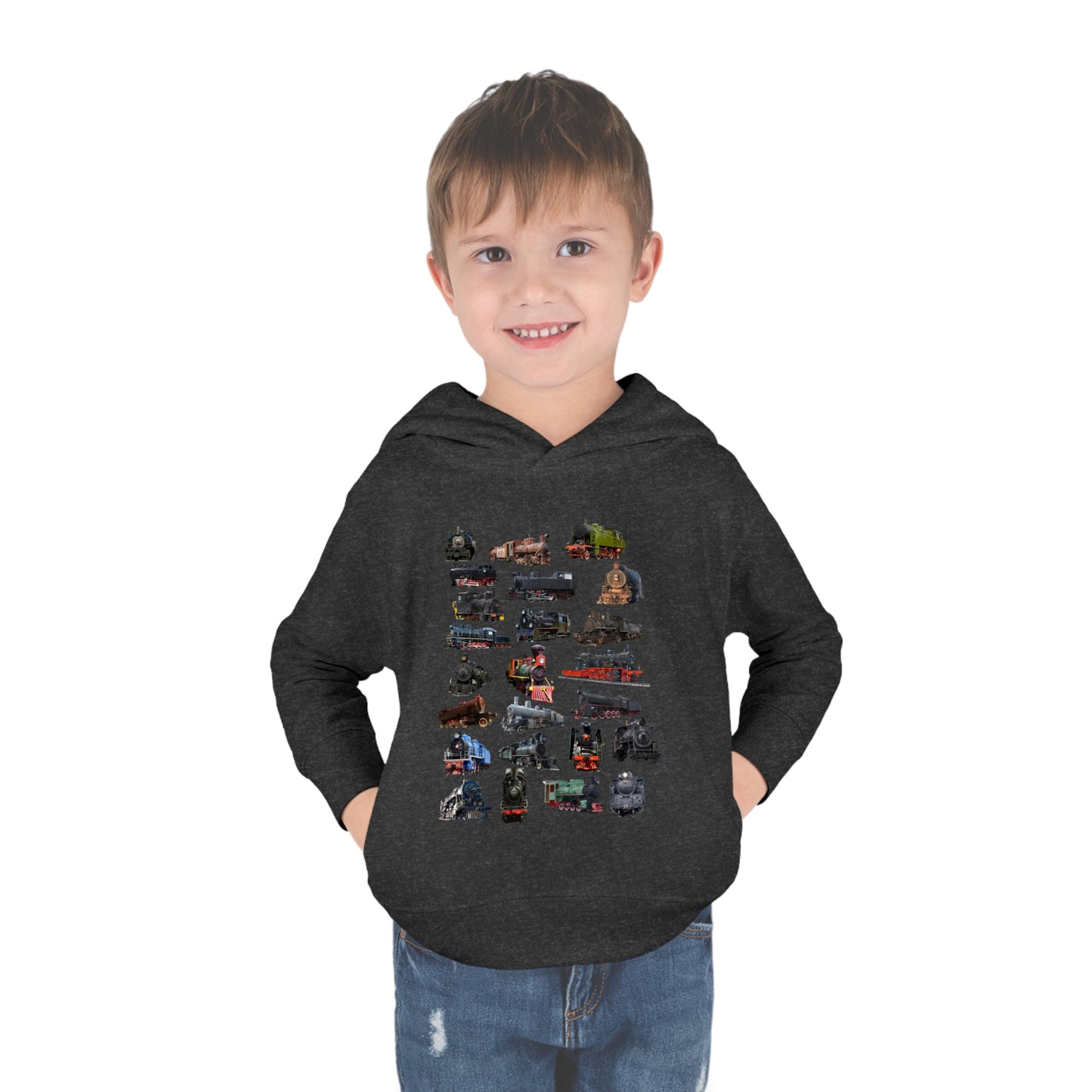 Locomotive Steam Engines Toddler Pullover Fleece Hoodie