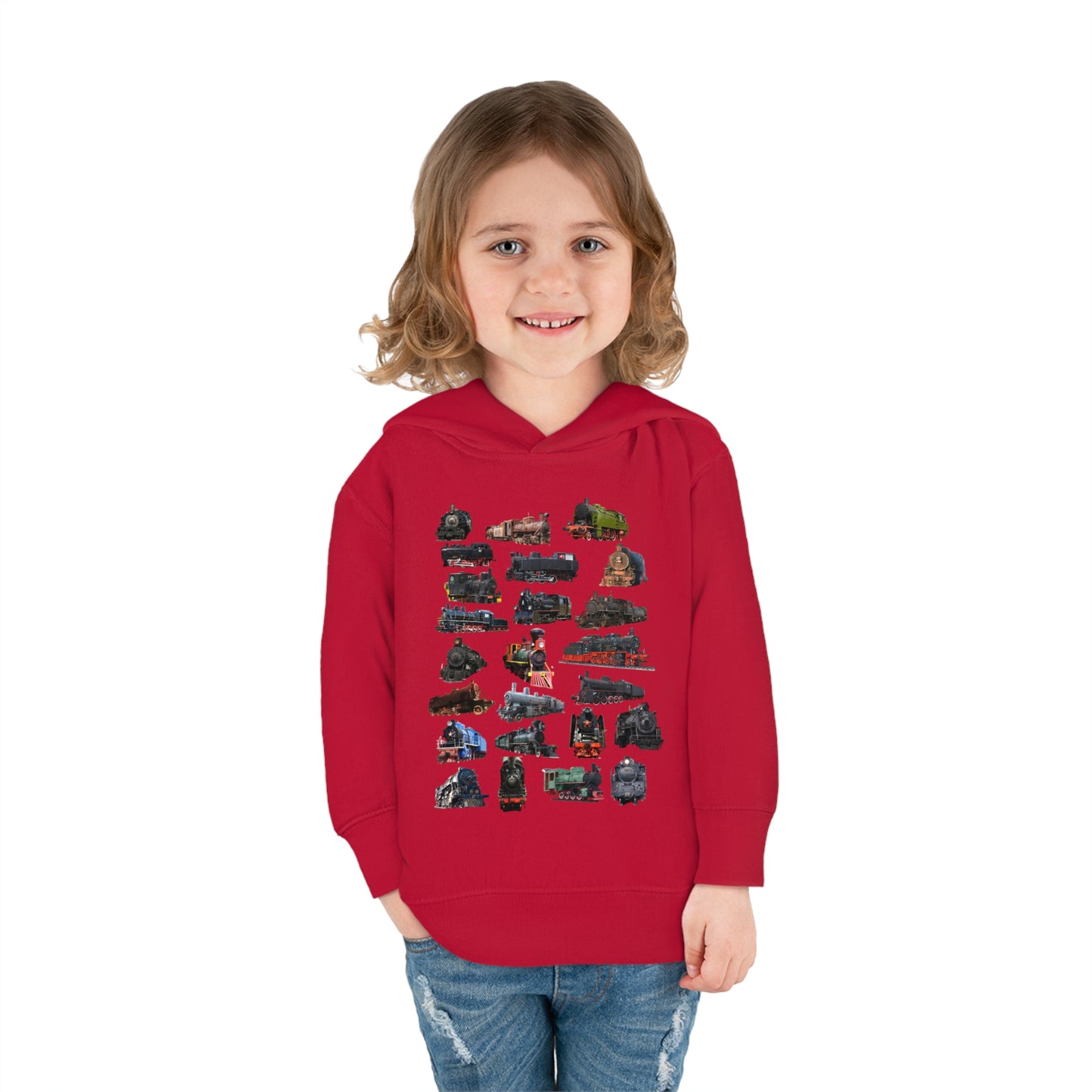 Locomotive Steam Engines Toddler Pullover Fleece Hoodie