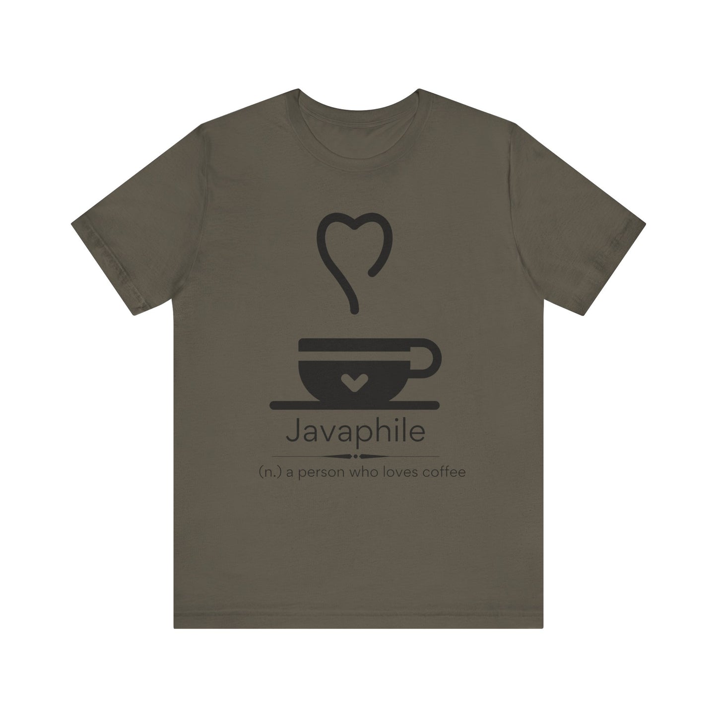 Javaphile - coffee lover T-shirt