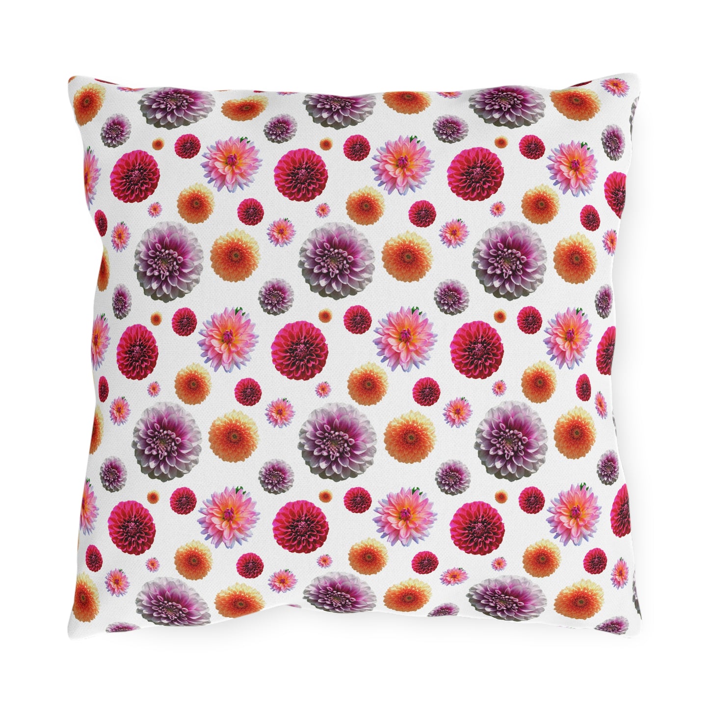 Dahlia Mix Outdoor Pillows