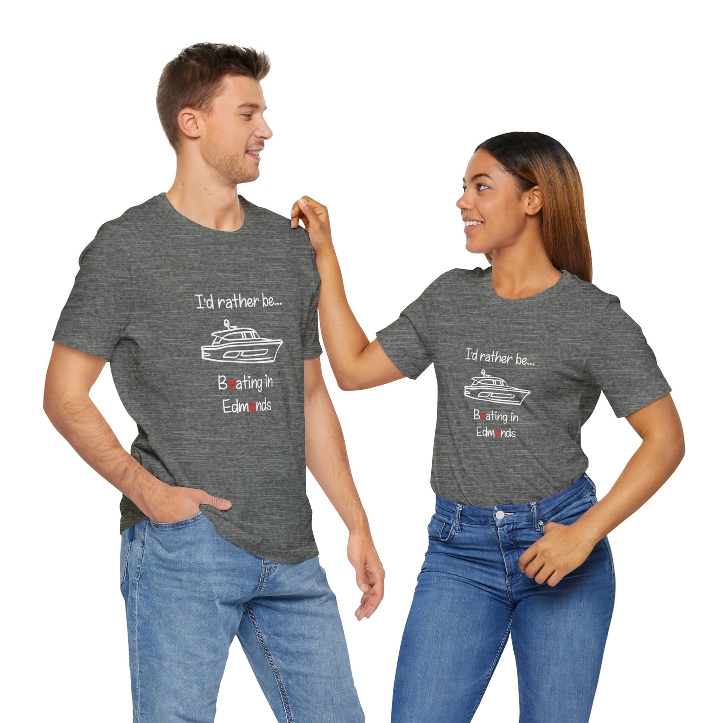 I'd rather be boating in Edmonds T-shirt