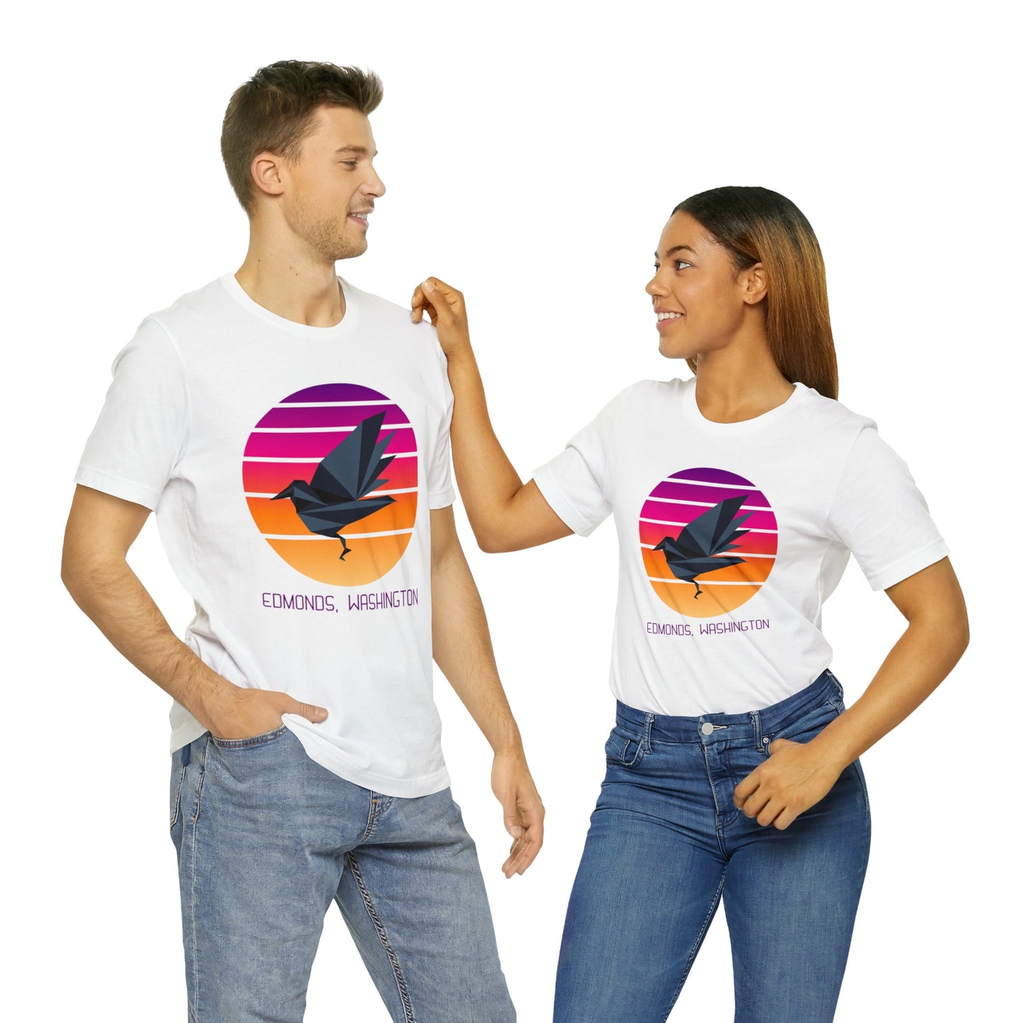 Sunset Crow Edmonds T-Shirt