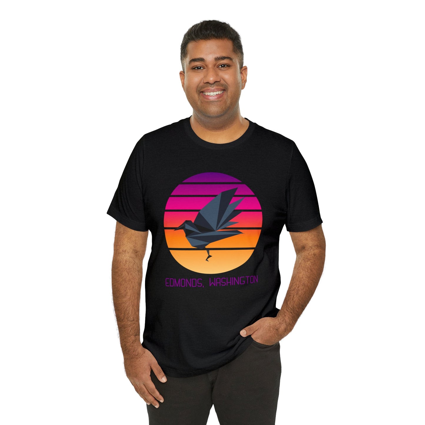 Sunset Crow Edmonds T-Shirt