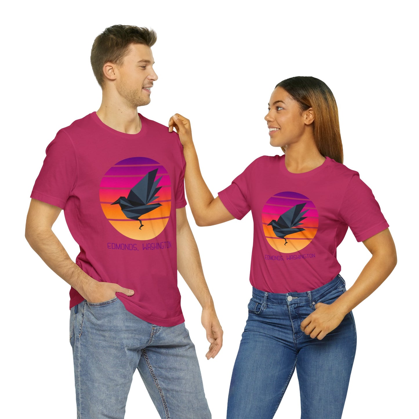 Sunset Crow Edmonds T-Shirt