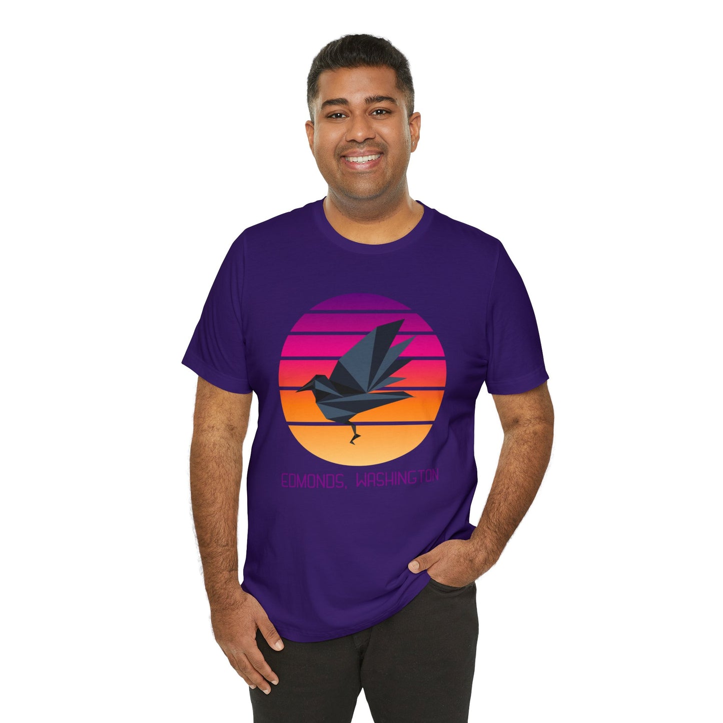 Sunset Crow Edmonds T-Shirt