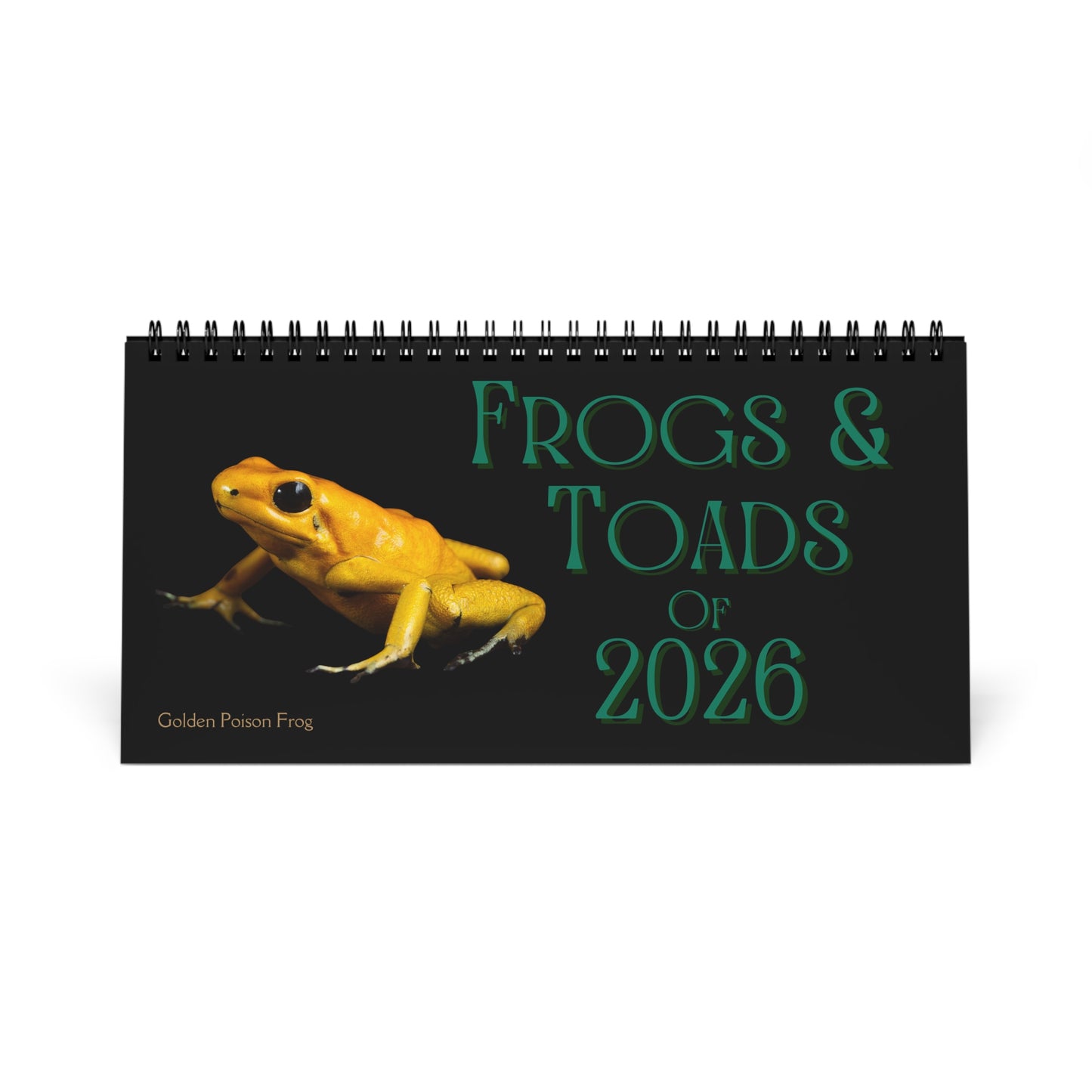 Frogs & Toads of 2026 Desktop Calendar