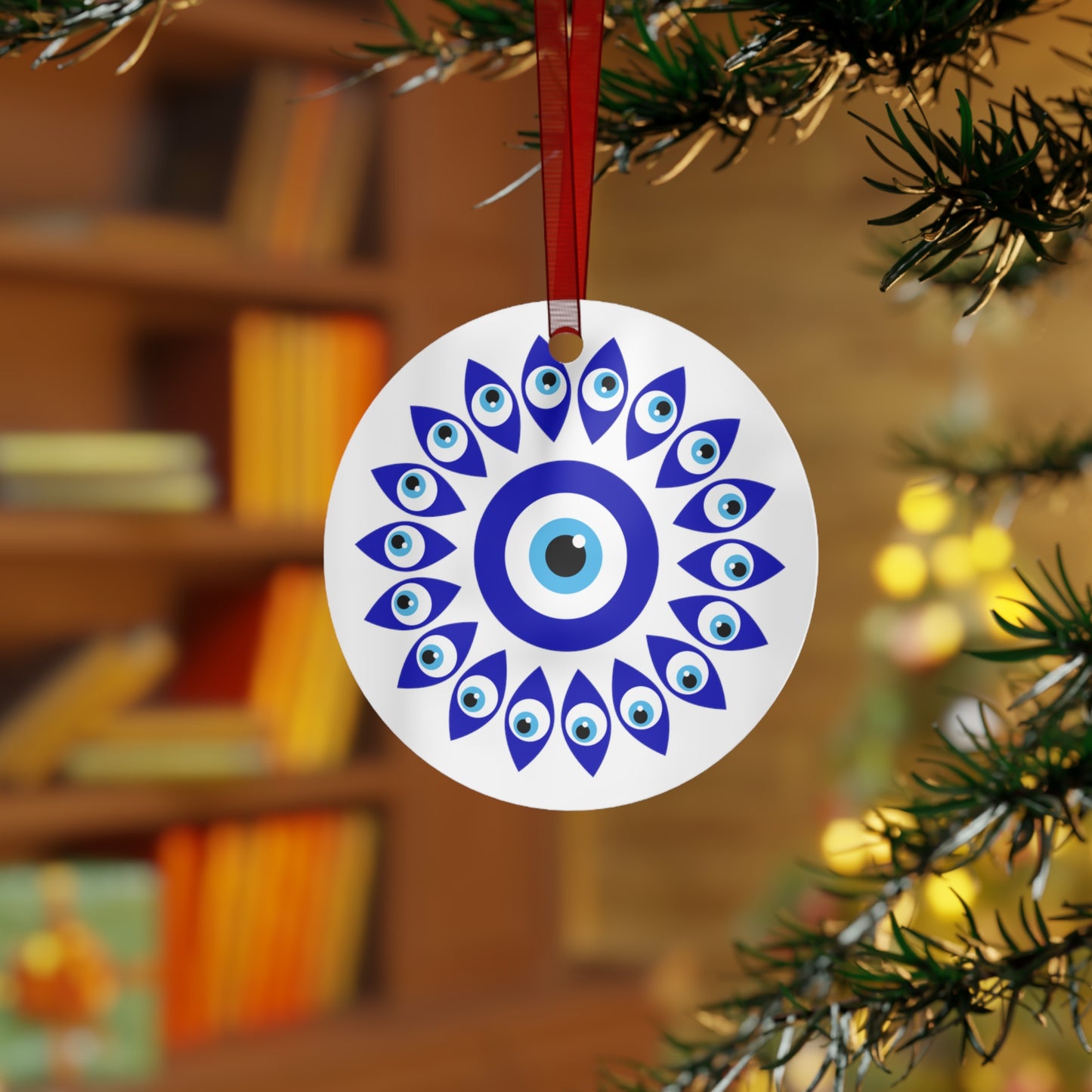 Evil Eye Metal Ornaments