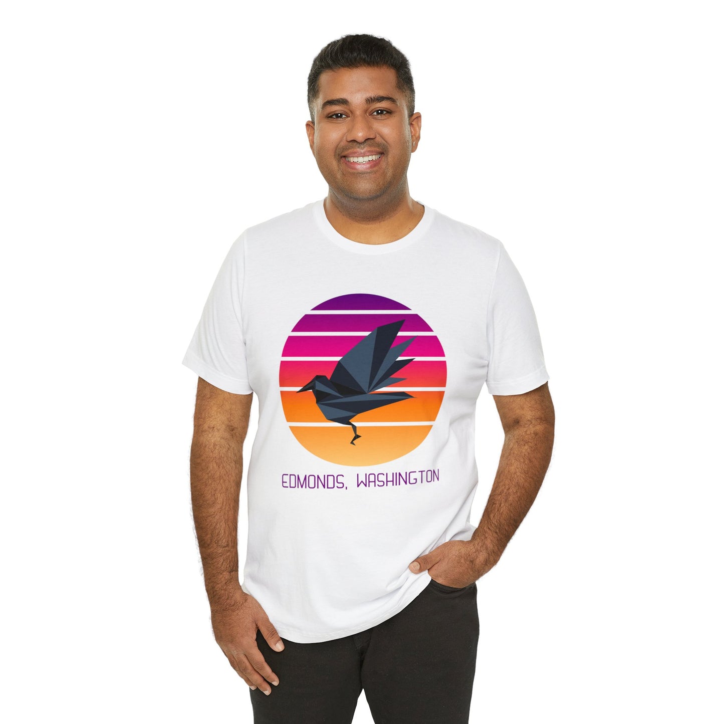 Sunset Crow Edmonds T-Shirt