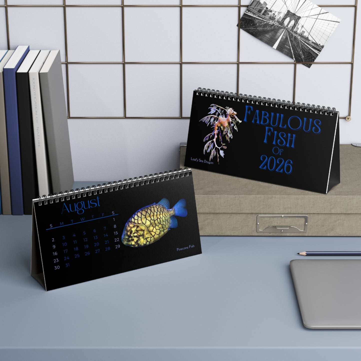 Fabulous Fish of 2026 Desktop Calendar