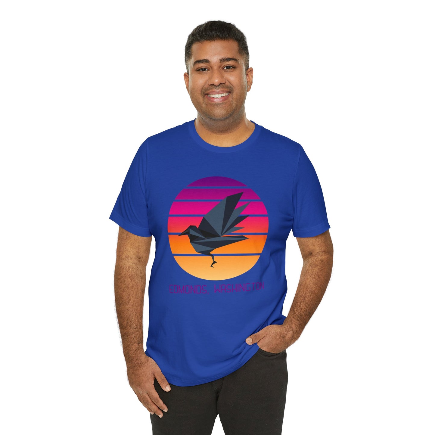 Sunset Crow Edmonds T-Shirt
