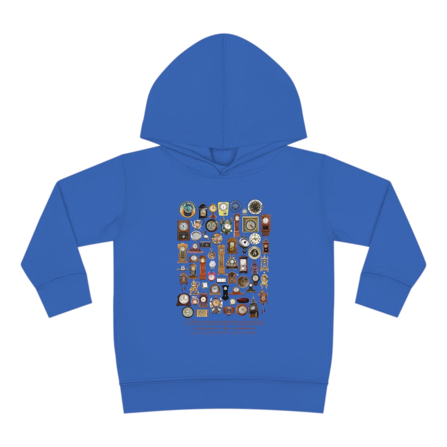 Chronomentrophile - lover of clocks Toddler Pullover Fleece Hoodie