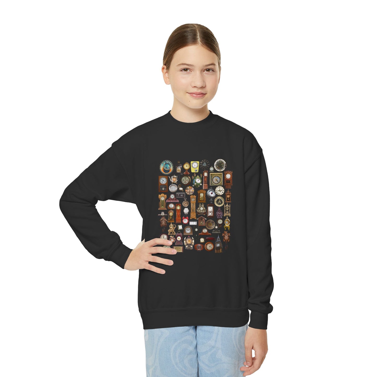 All the Clocks Youth Crewneck Sweatshirt