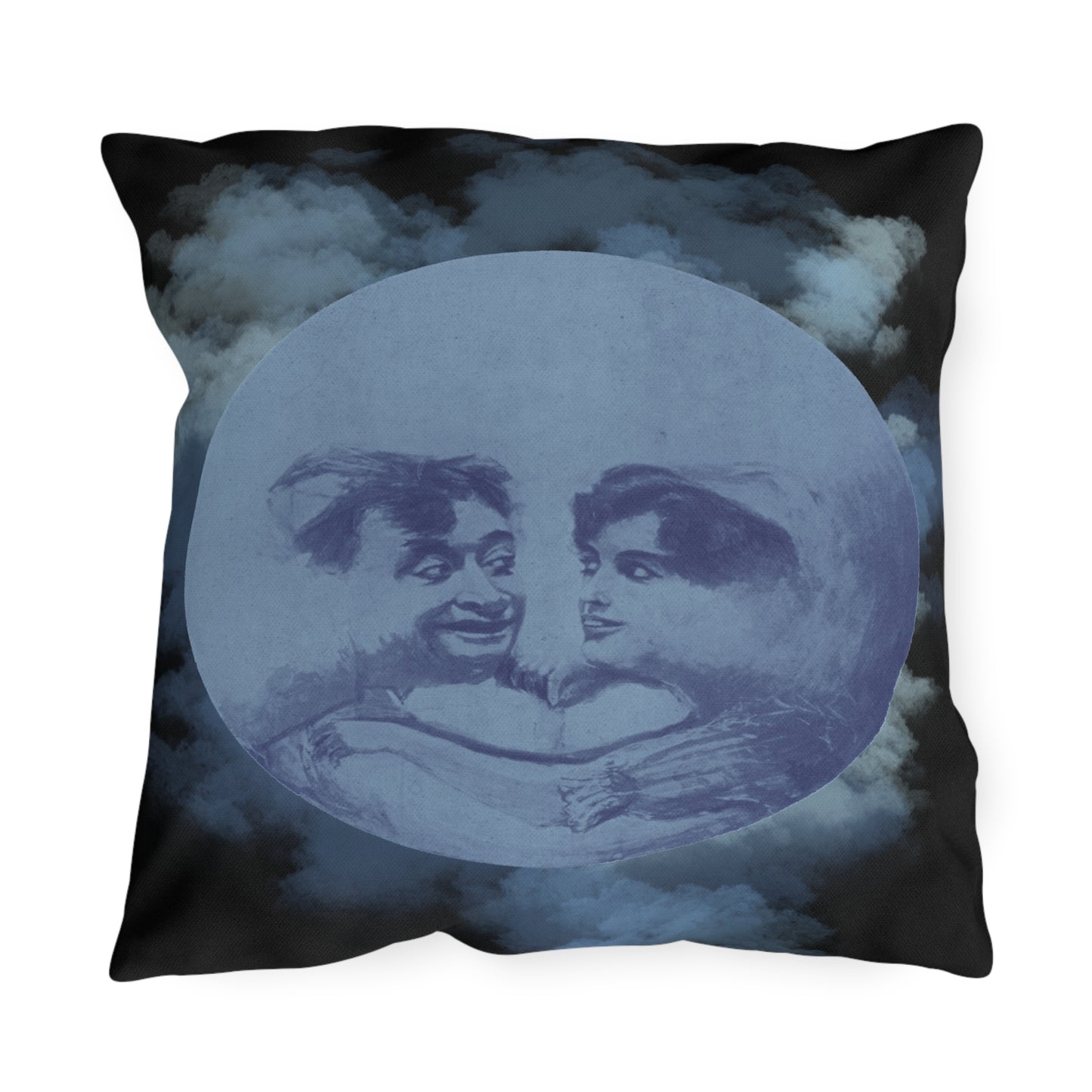 Lover's Blue Moon Outdoor Pillows