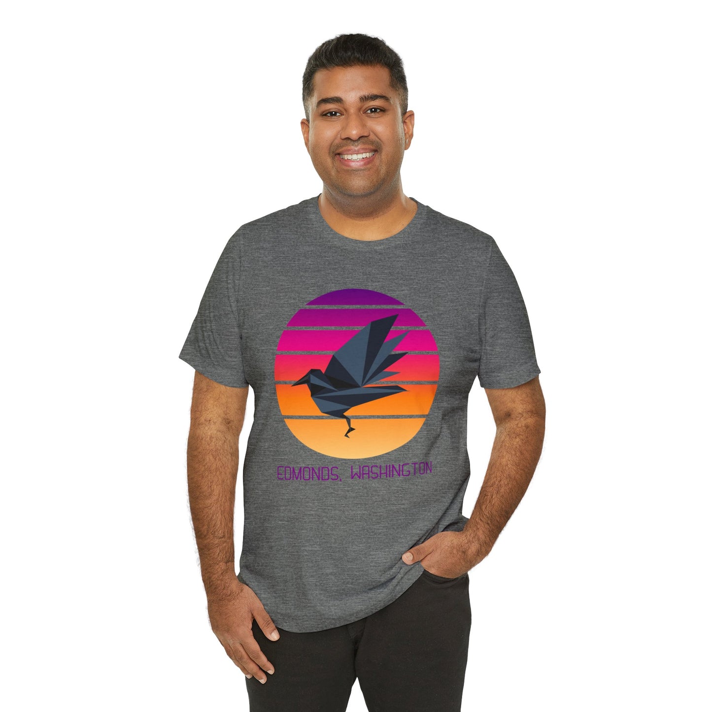 Sunset Crow Edmonds T-Shirt