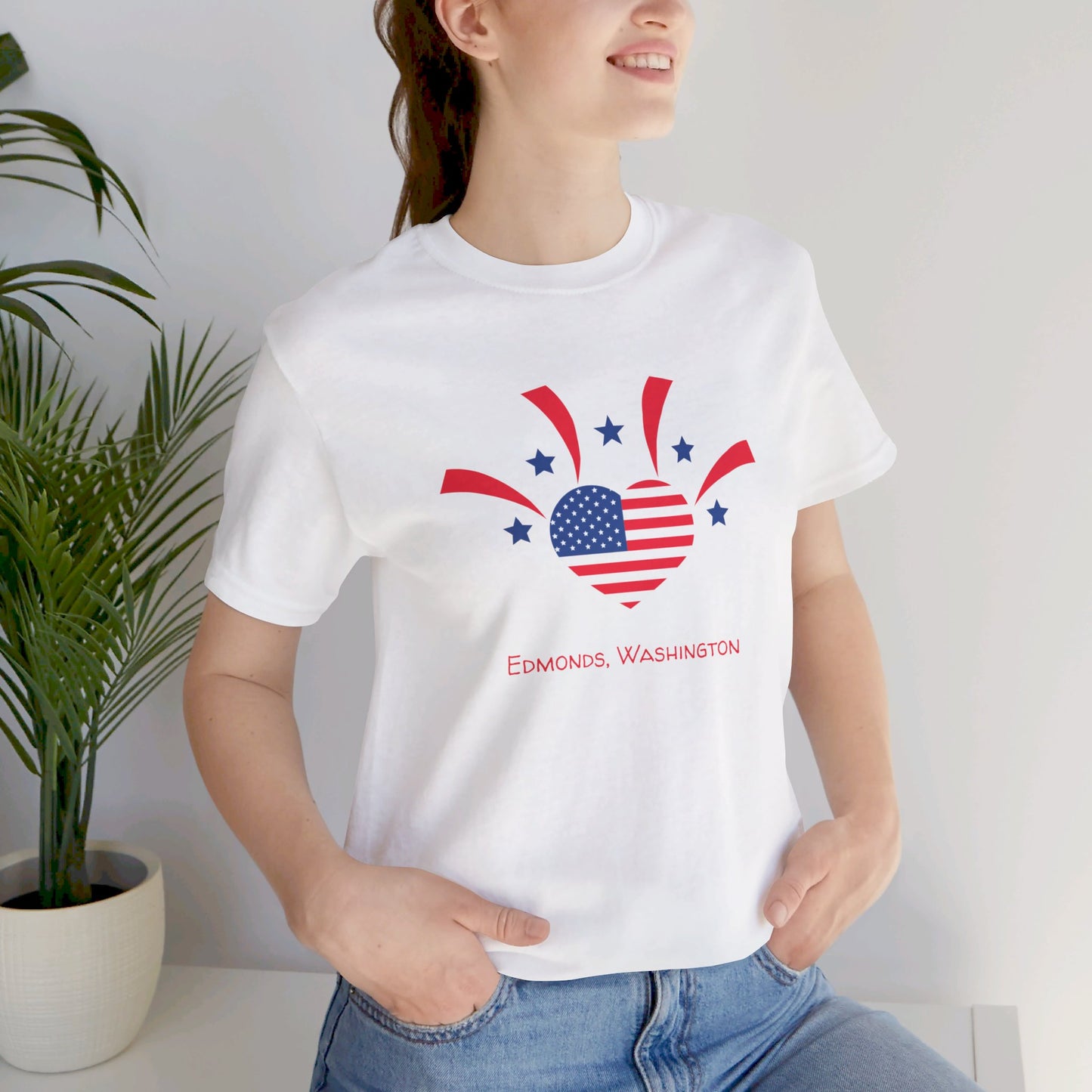 Edmonds USA Heart T-shirt