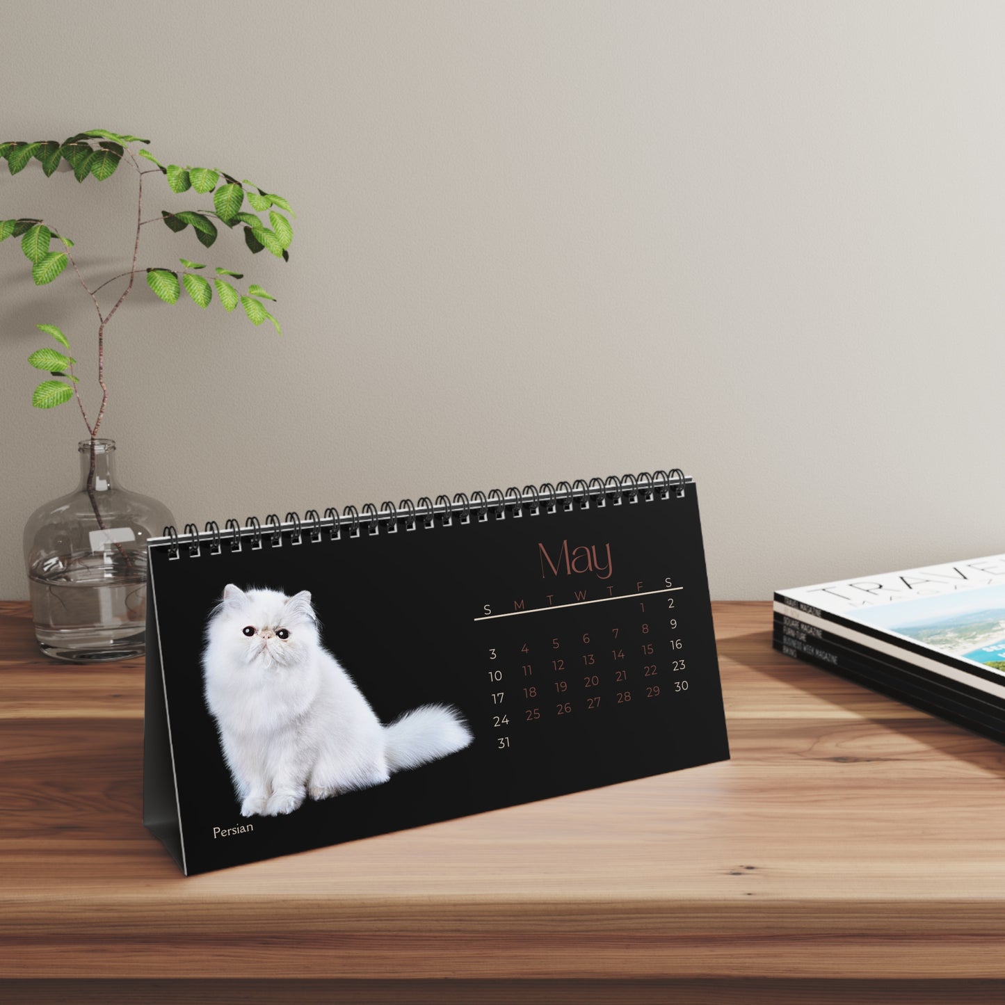 Fantastic Felines of 2026 (Cats) Desktop Calendar