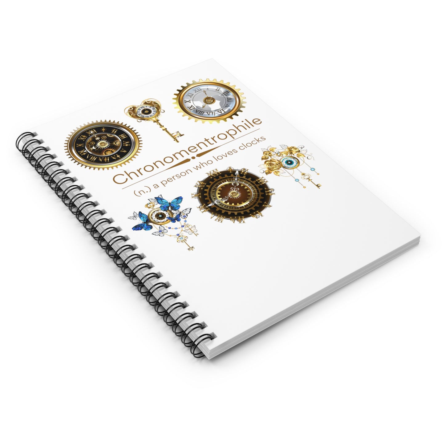 Chronomentrophile Spiral Notebook - Ruled Line
