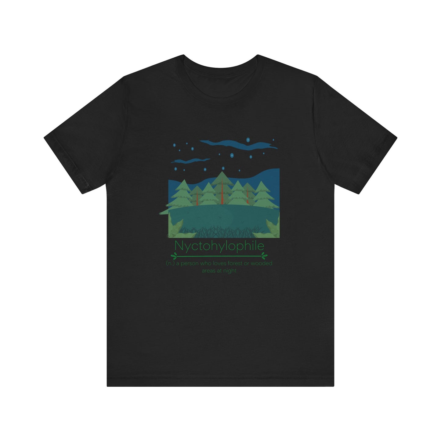 Nyctohylophile - night woods T-shirt
