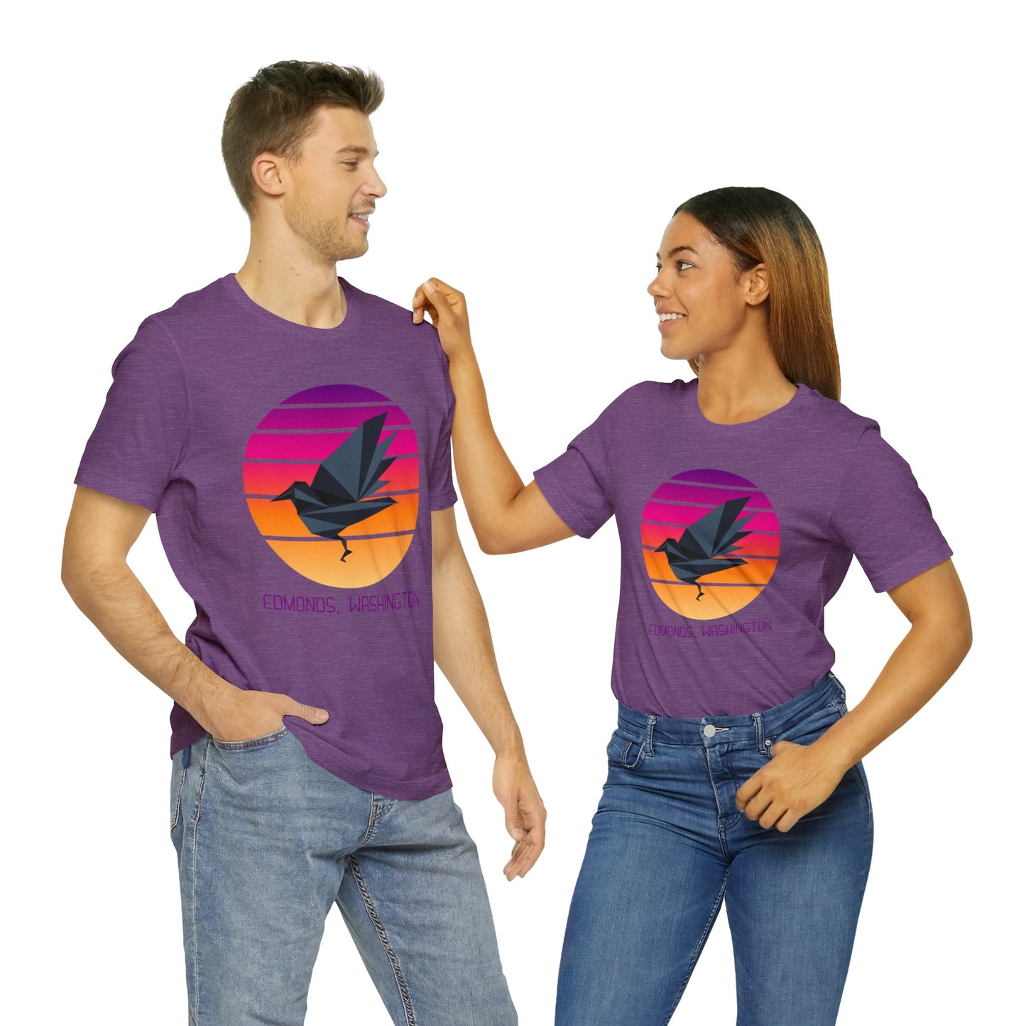Sunset Crow Edmonds T-Shirt