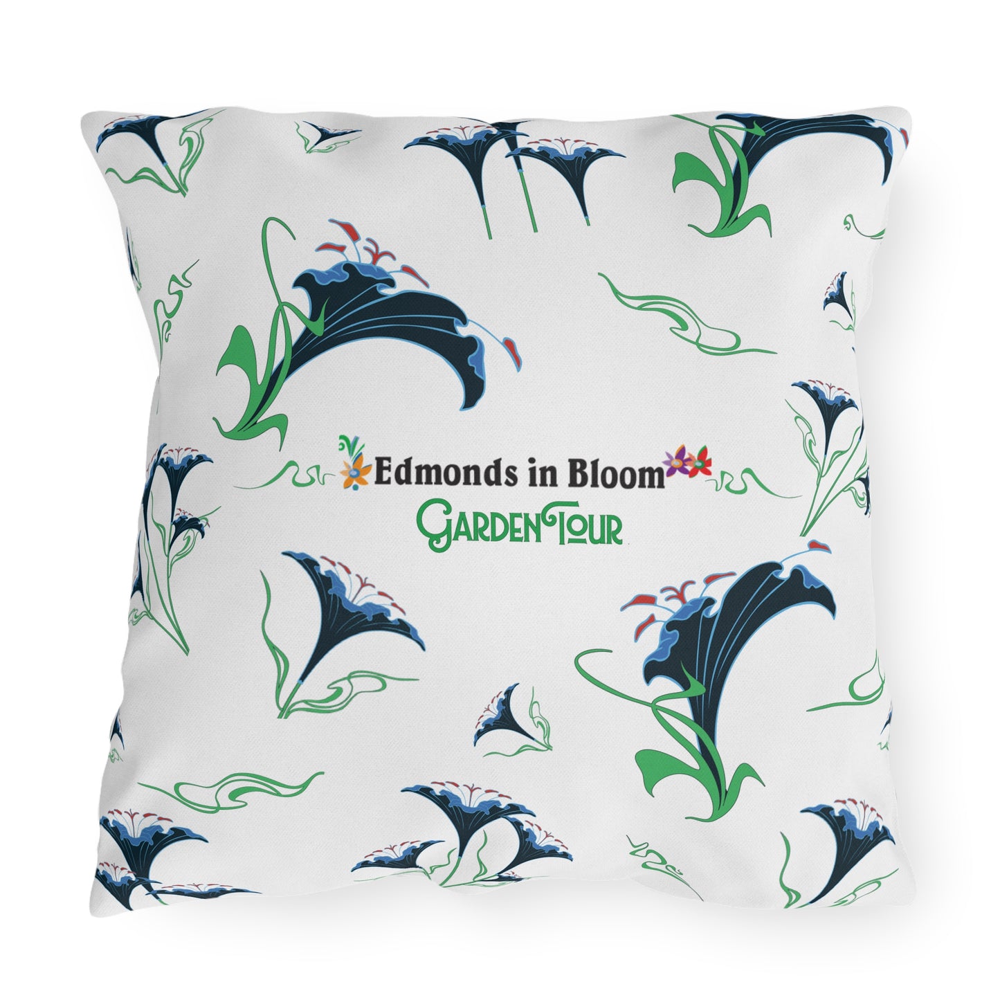 Edmonds in Bloom Garden Tour Outdoor Pillows (Pattern)