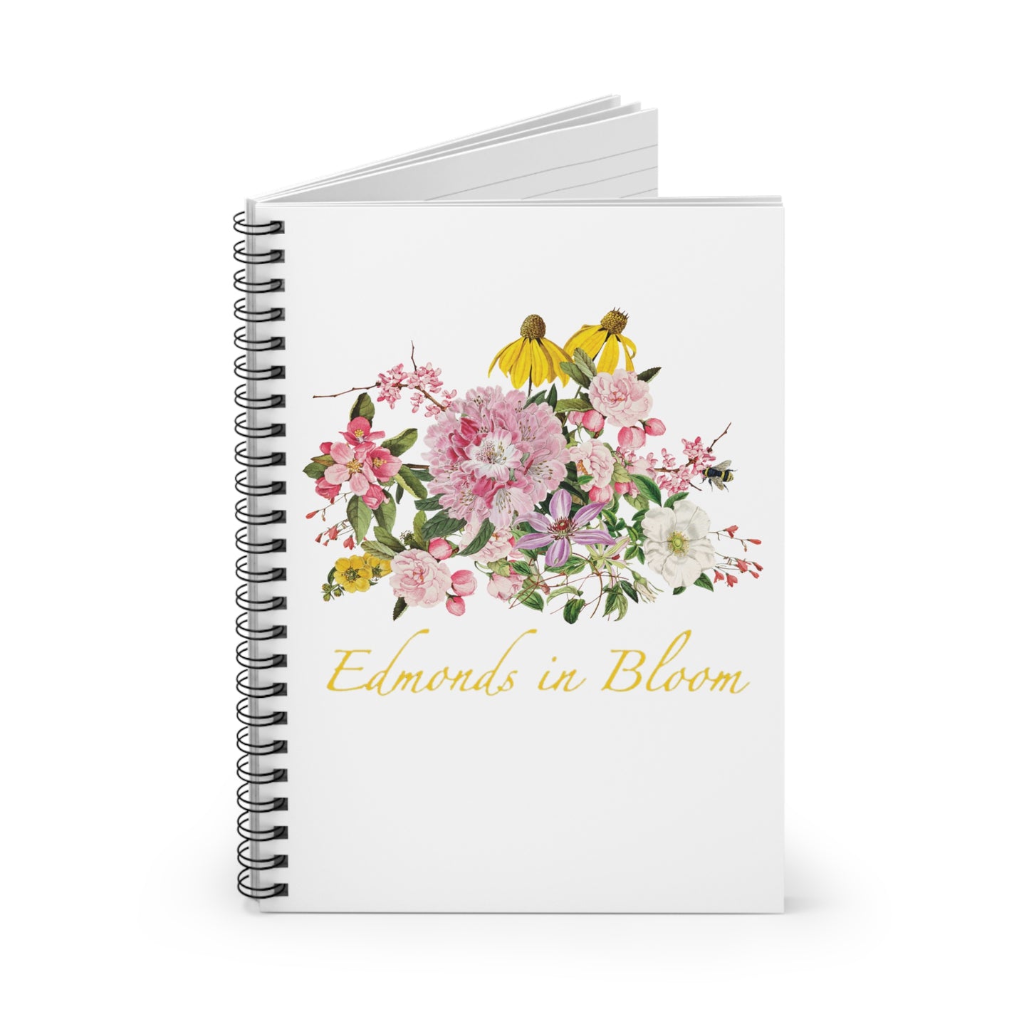Edmonds in Bloom Spiral Notebook - Ruled Line