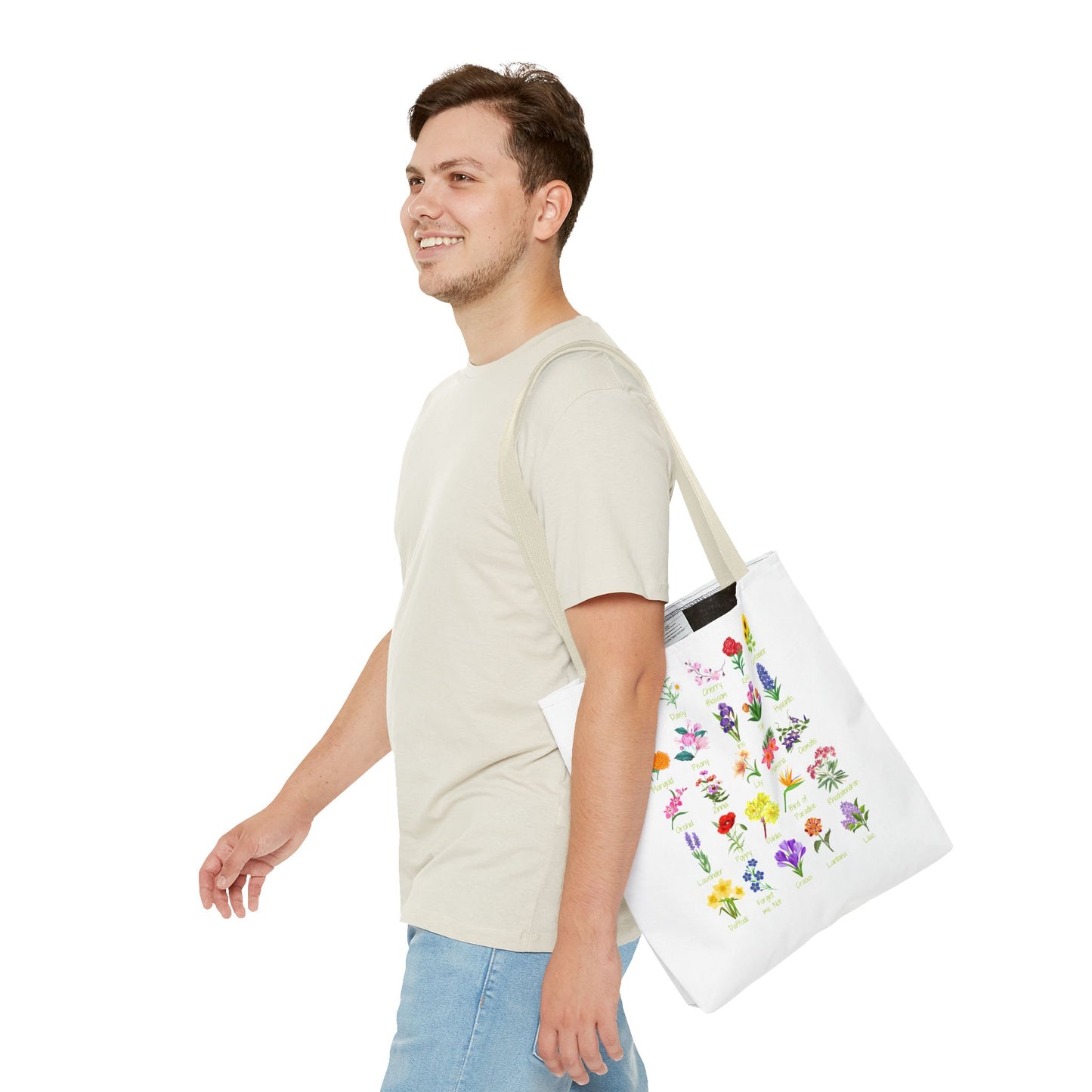Favorite Flowers Tote Bag
