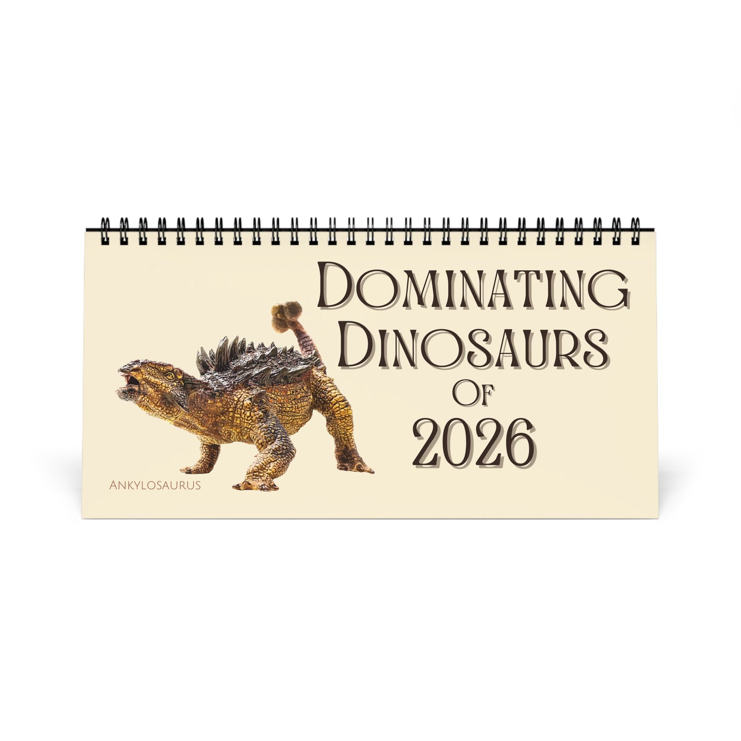 Dominating Dinosaurs of 2026 Desktop Calendar