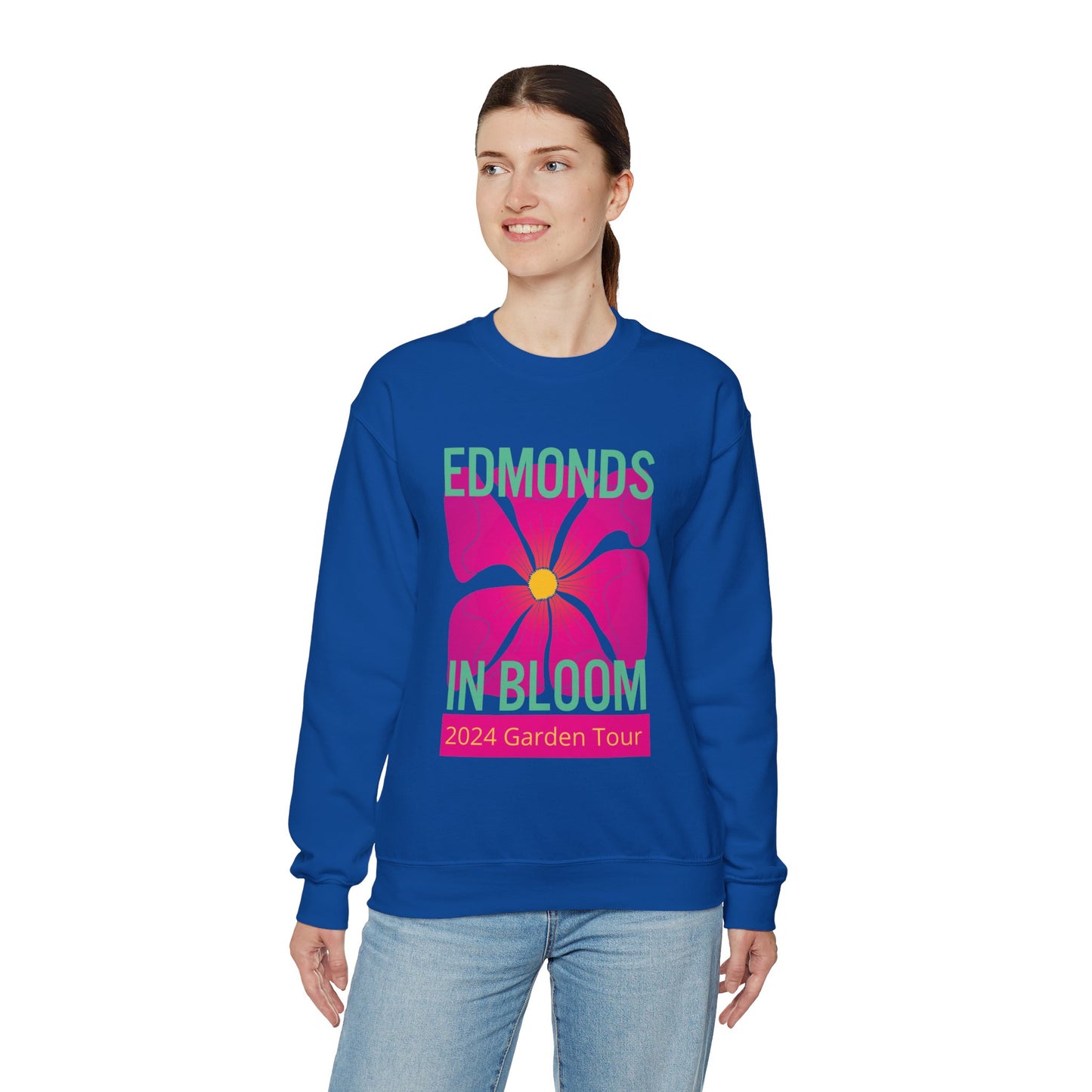 Edmonds in Bloom 2024 Garden Tour Unisex Heavy Blend™ Crewneck Sweatshirt