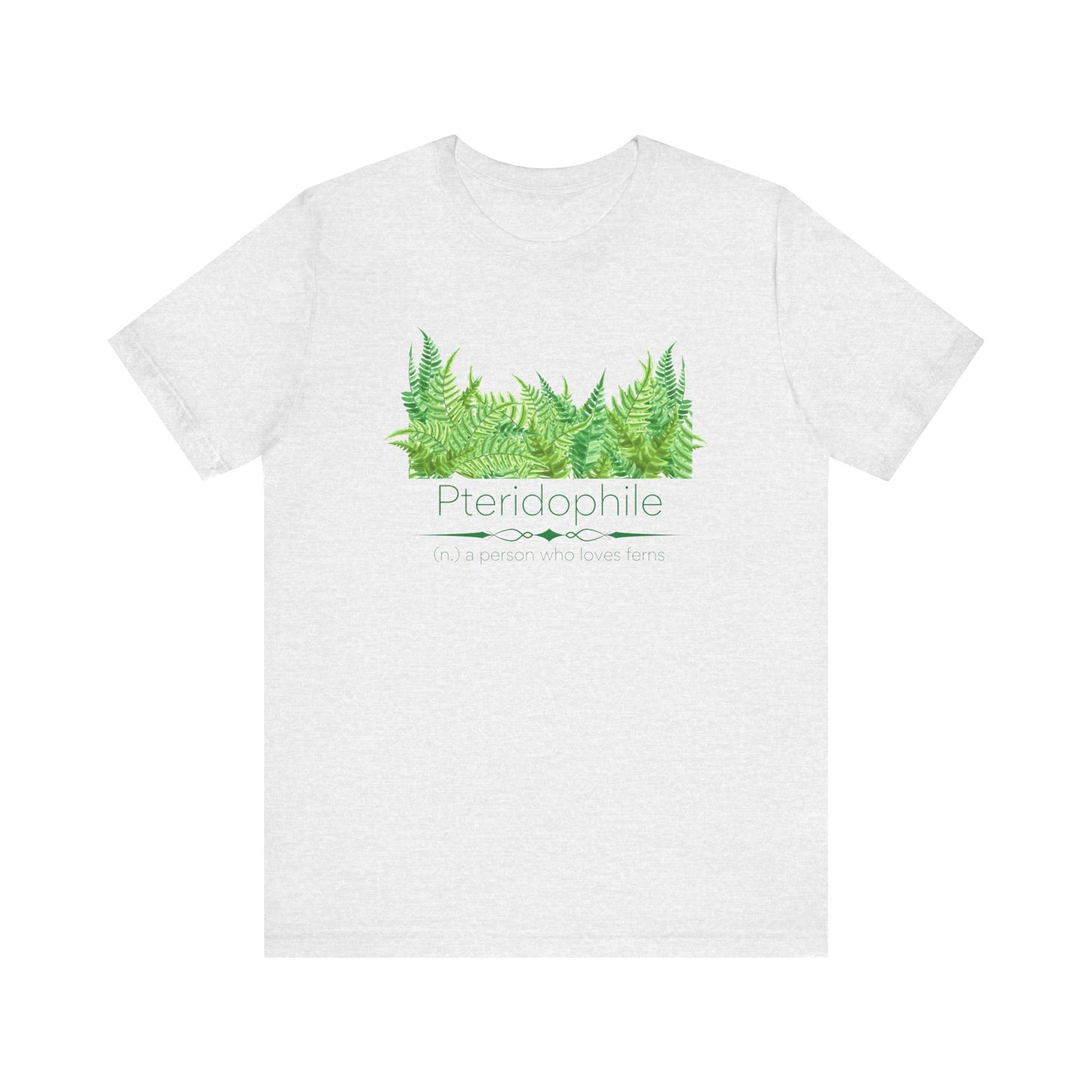 Pteridophile - fern lover T-shirt